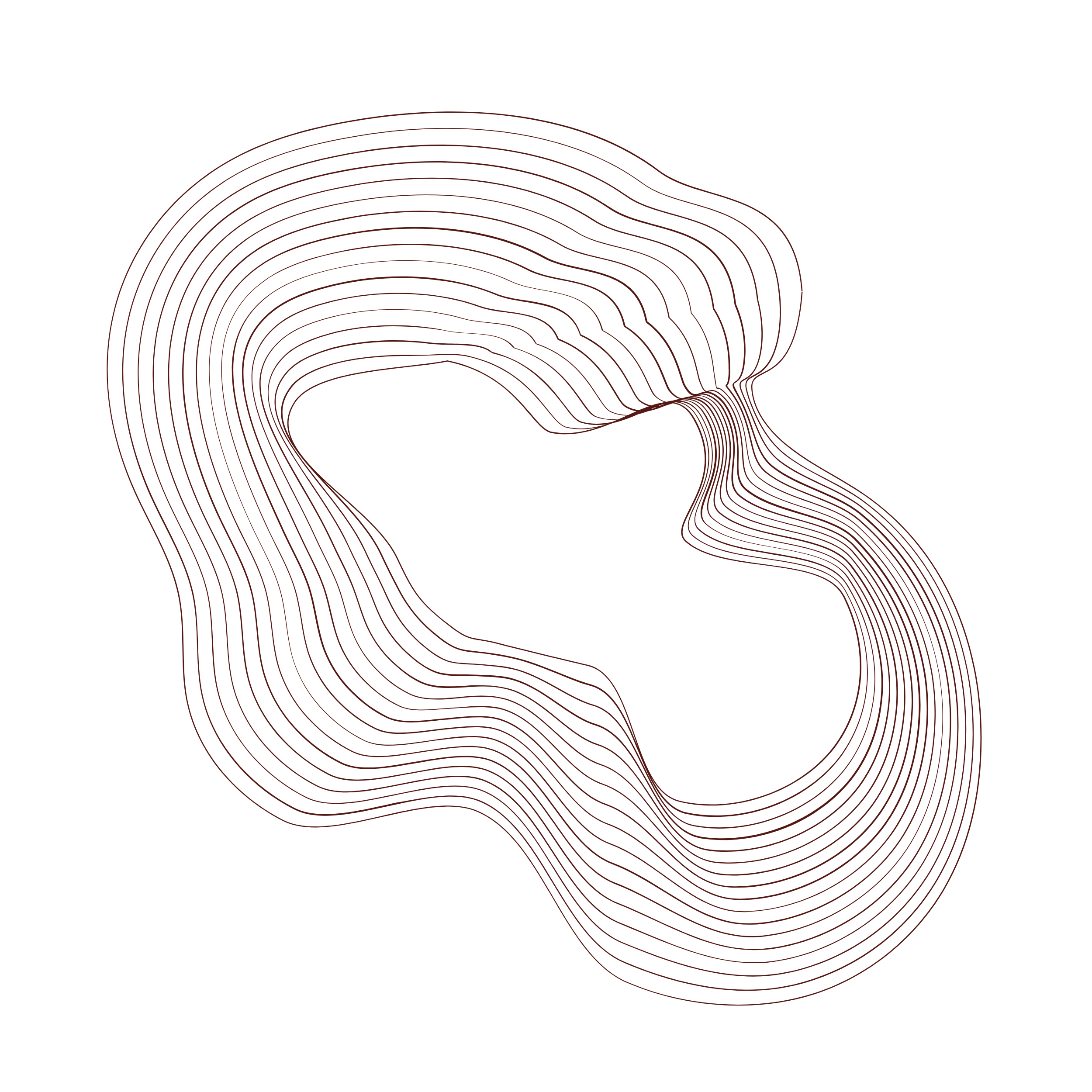 Abstract lines forming a wave-like pattern on a black background.