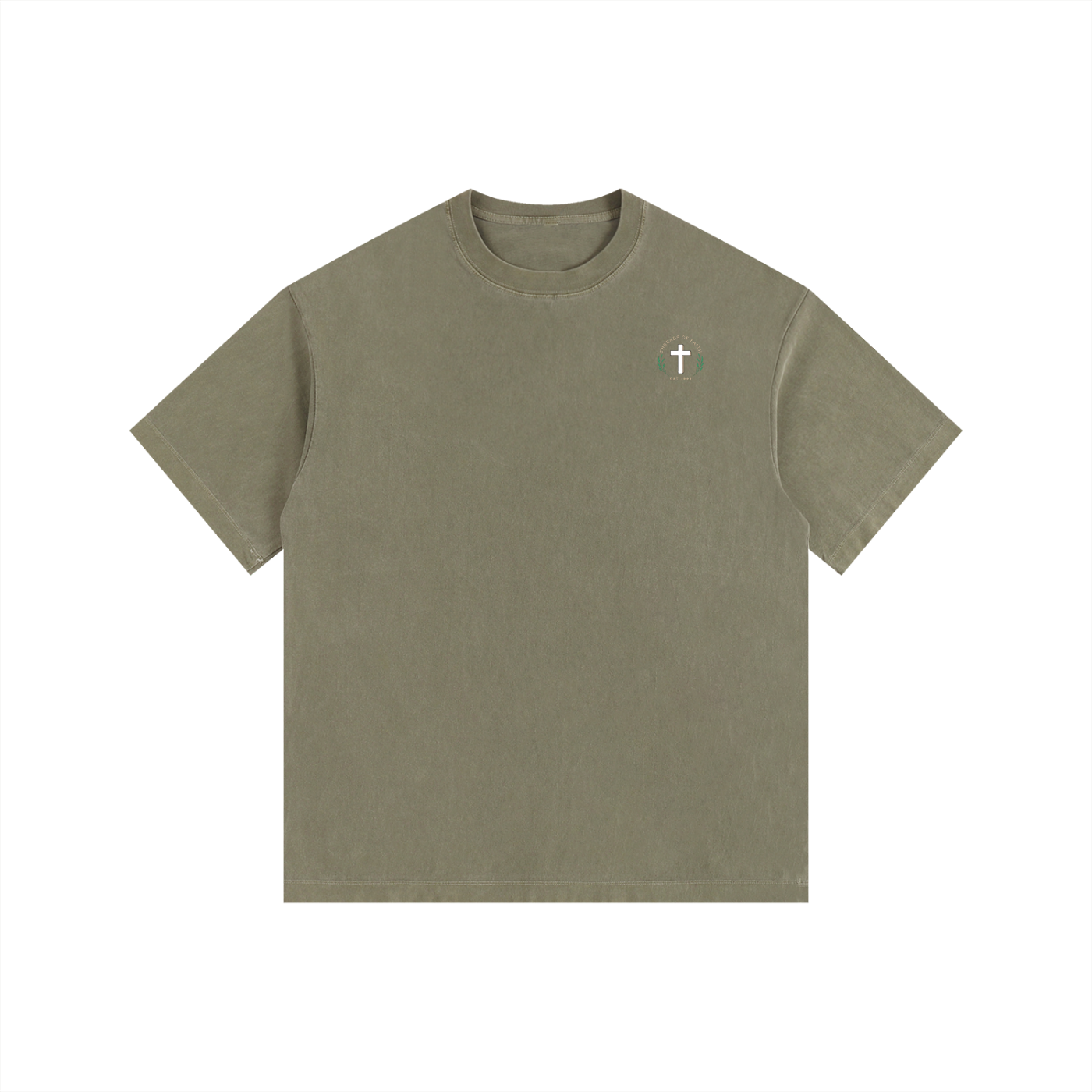 Believe Vintage Washed Oversized Cotton T-Shirt