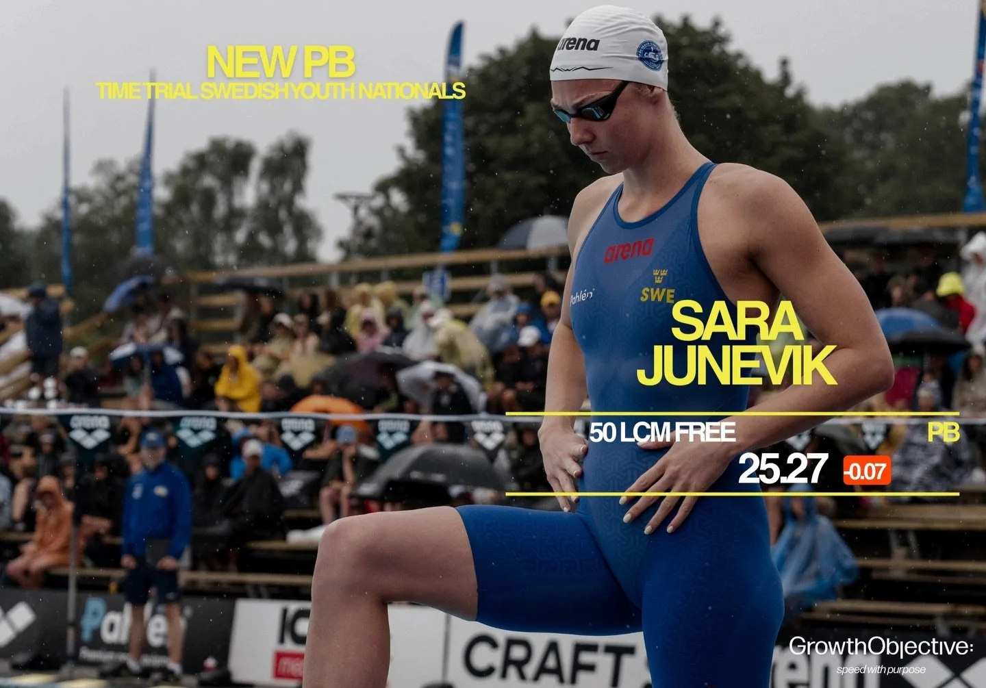 In preparation for the European Championships in August, @sarajunevik hits a new PB in the 50 freestyle during today&rsquo;s time trial at @simusm2026.

The goal today was to execute the technical cues we&rsquo;ve been working on, without having any 