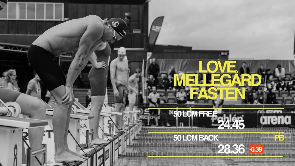 @mellegard_fasten joined Growth Objective remotely in April before joining the team full-time in June after completing his college career in the US. The first thing he did at this year&rsquo;s Swedish Nationals was take a big chunk off his 50 back pb