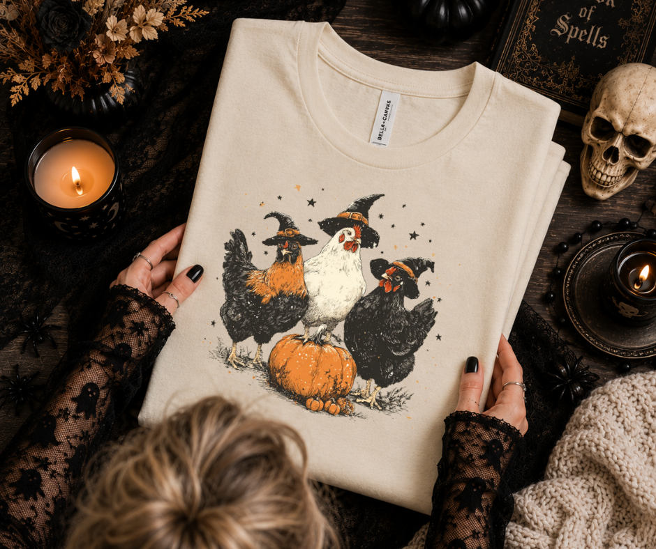 Witch Chicken Halloween Shirt