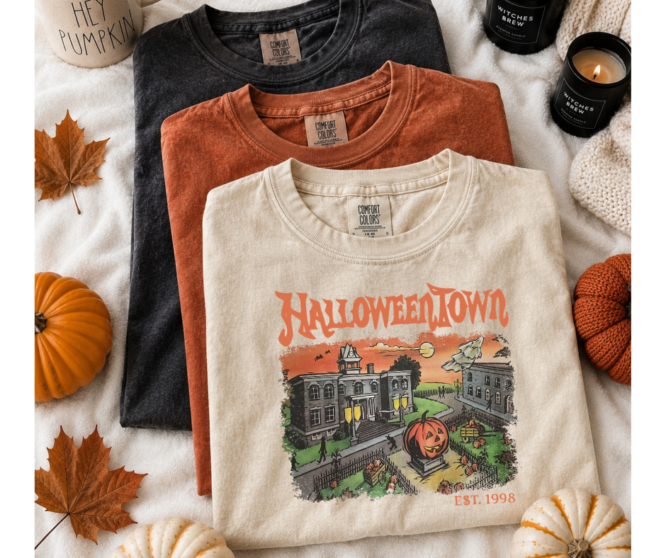 Retro Halloween Town T-shirt