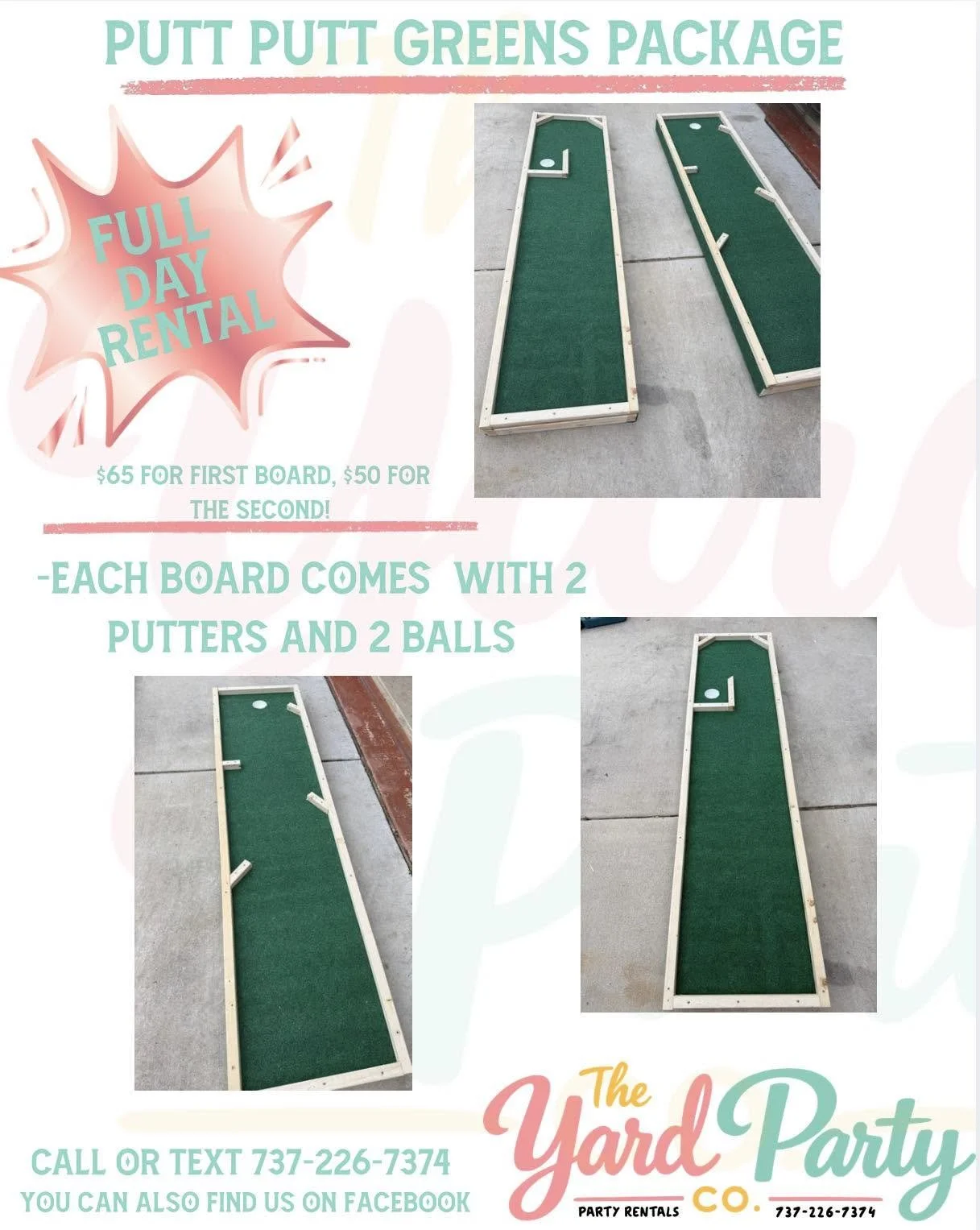 Putt Putt Boards