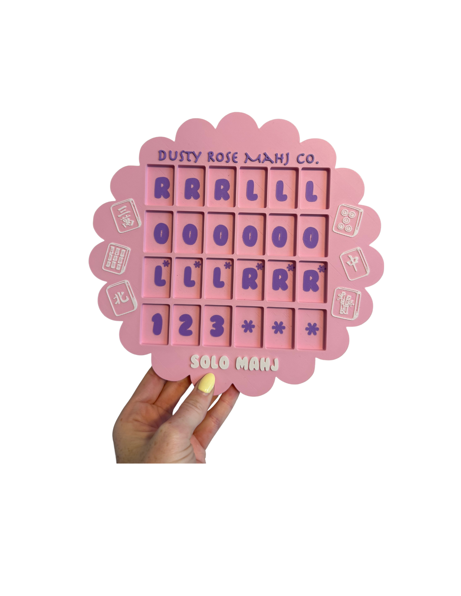 Dusty Rose Solo Board Scalloped