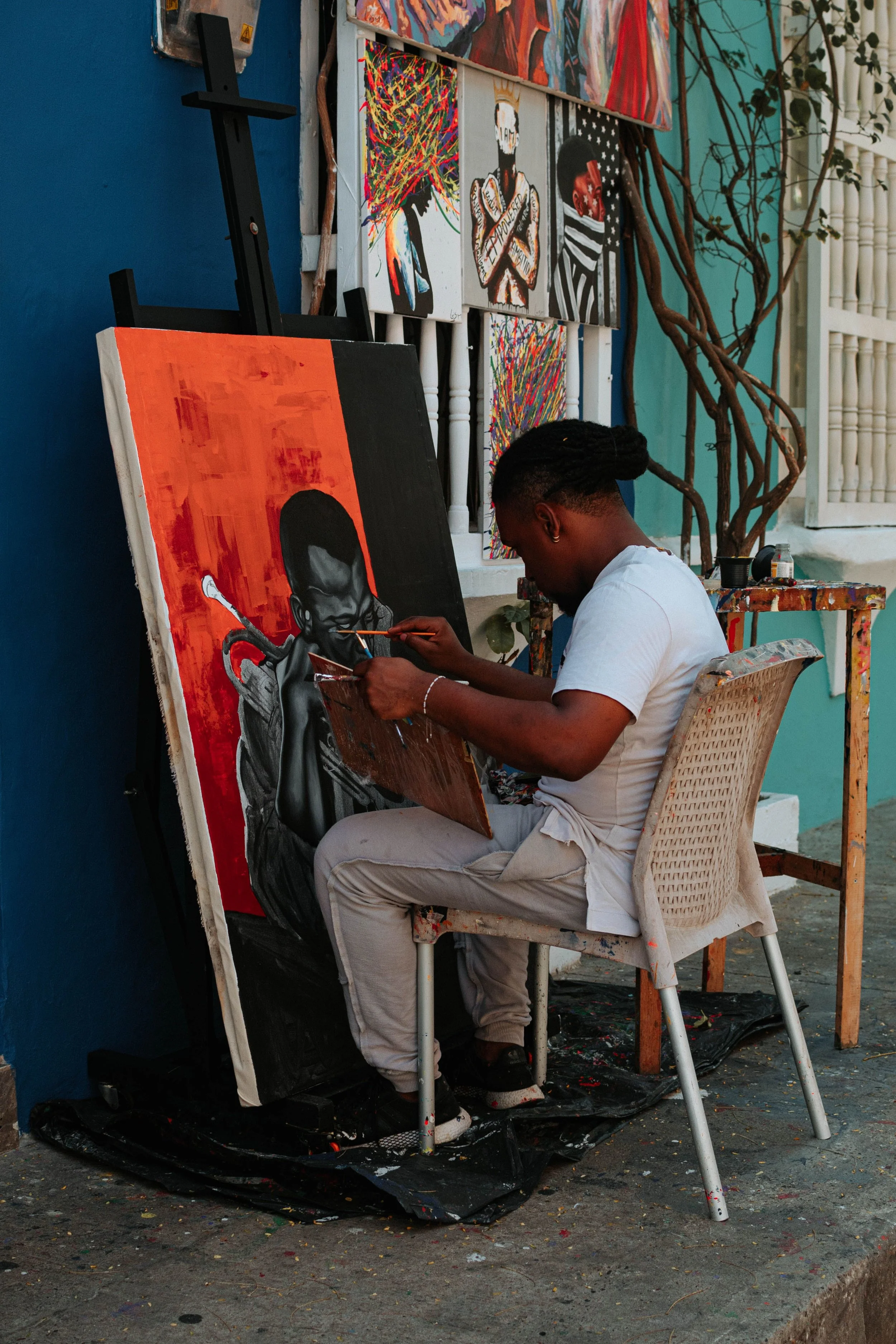 Creative Economy 101 painter and African artist