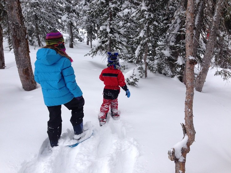 Snowshoeing with Peak7
