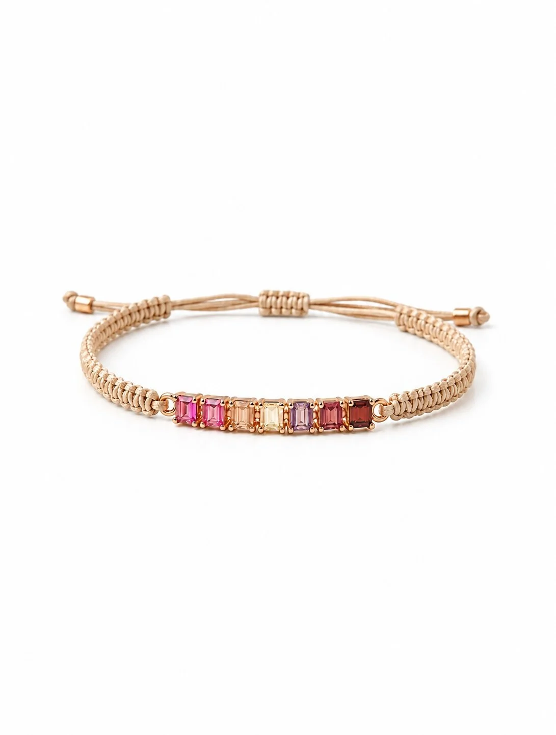 Armband 750 Gold mit färbigen Saphiren • 2.750 €