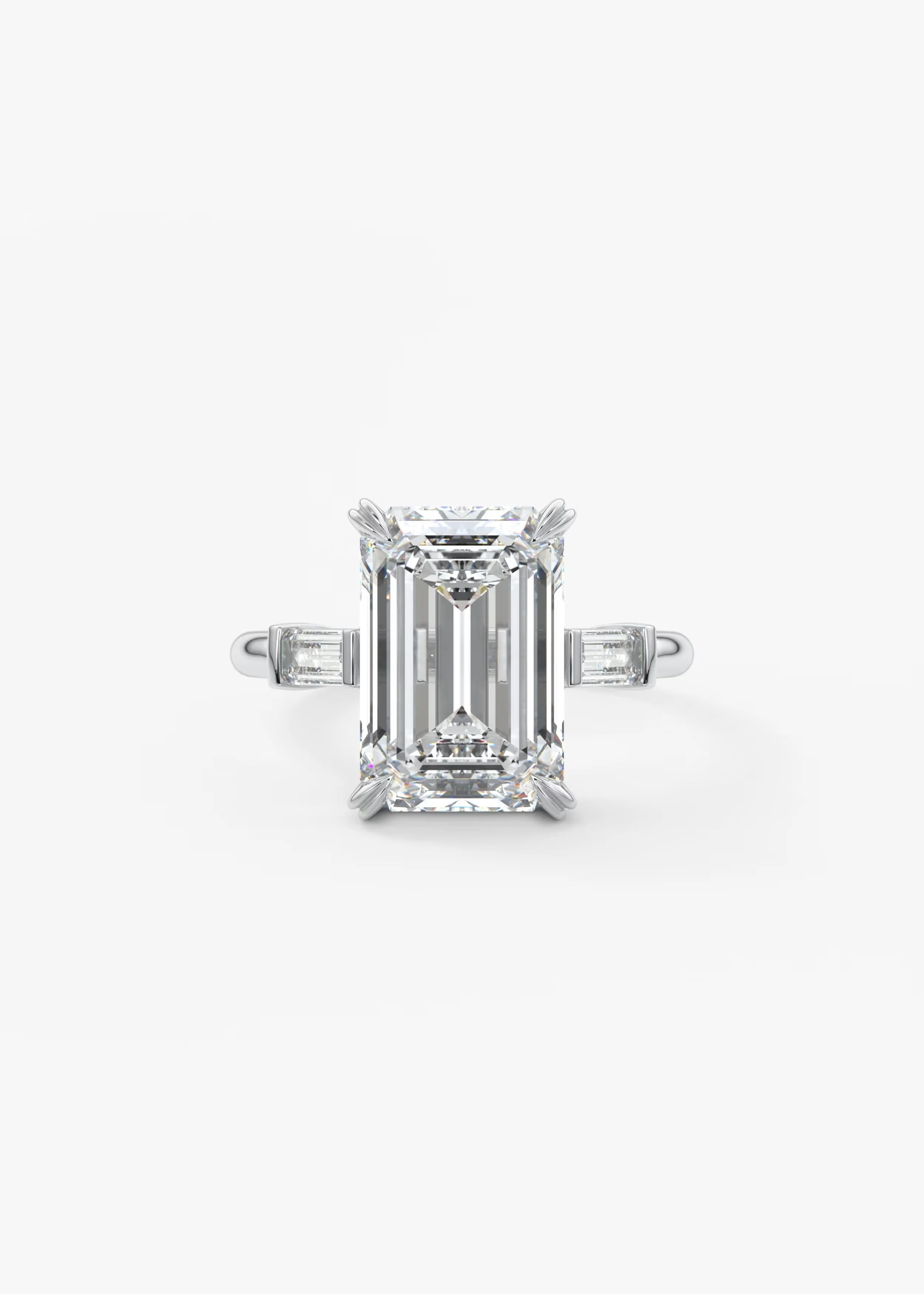 Ring Emerald Cut - 5.00 ct | € 6.900 (Lab) | Mehr Ansichten →