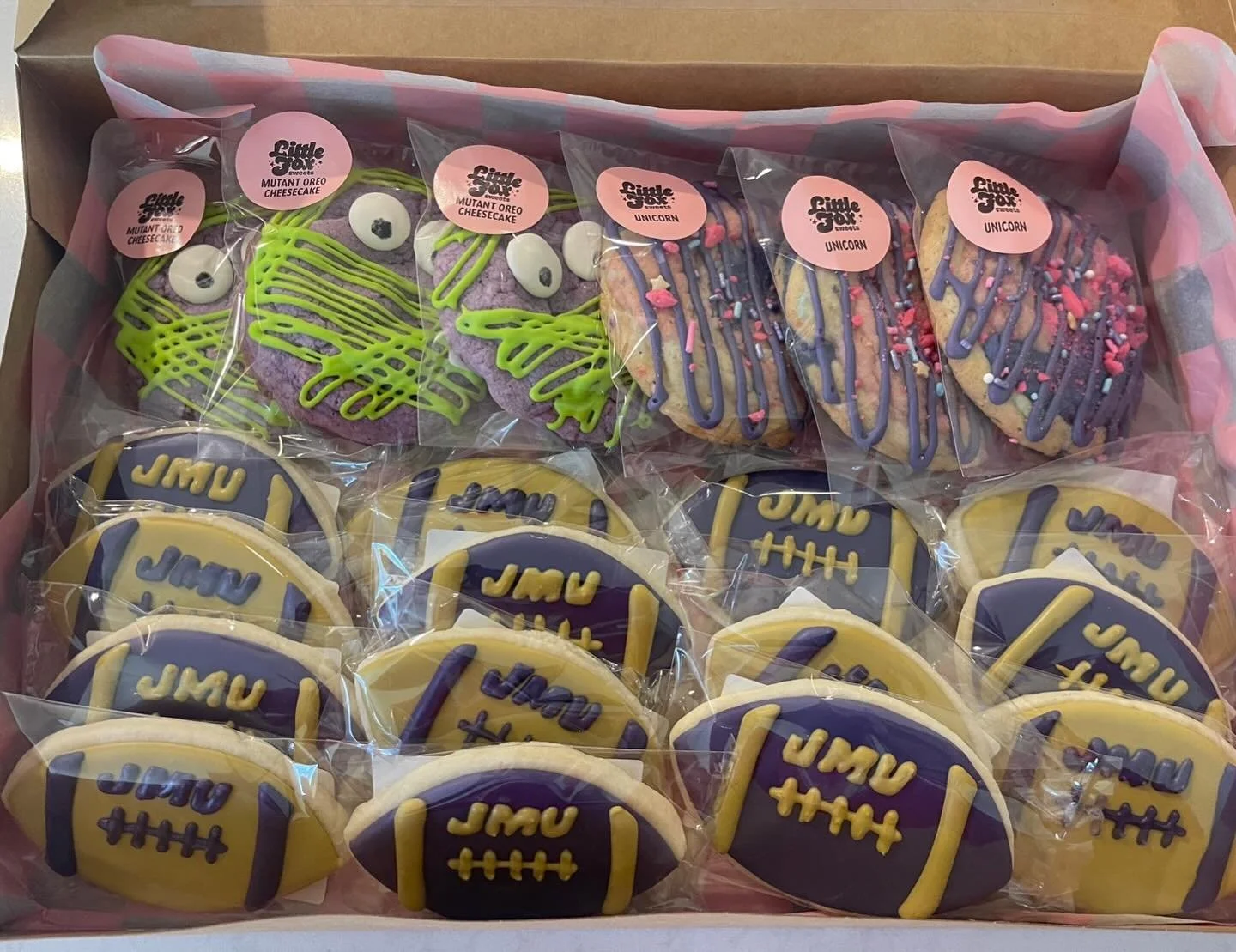 Another cookie order ready for pick up! Go dukes! 👑