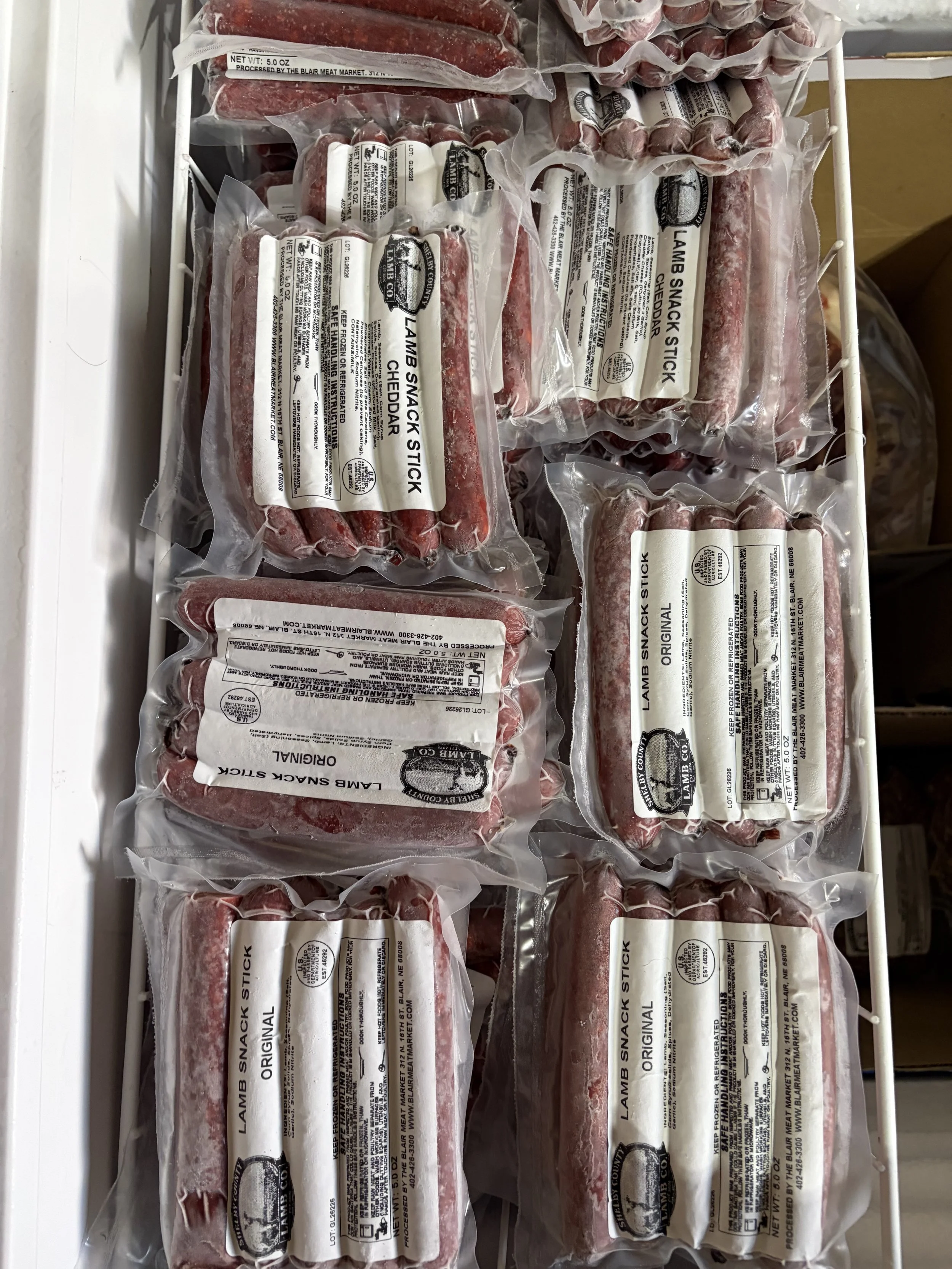 Cheddar Lamb Sticks