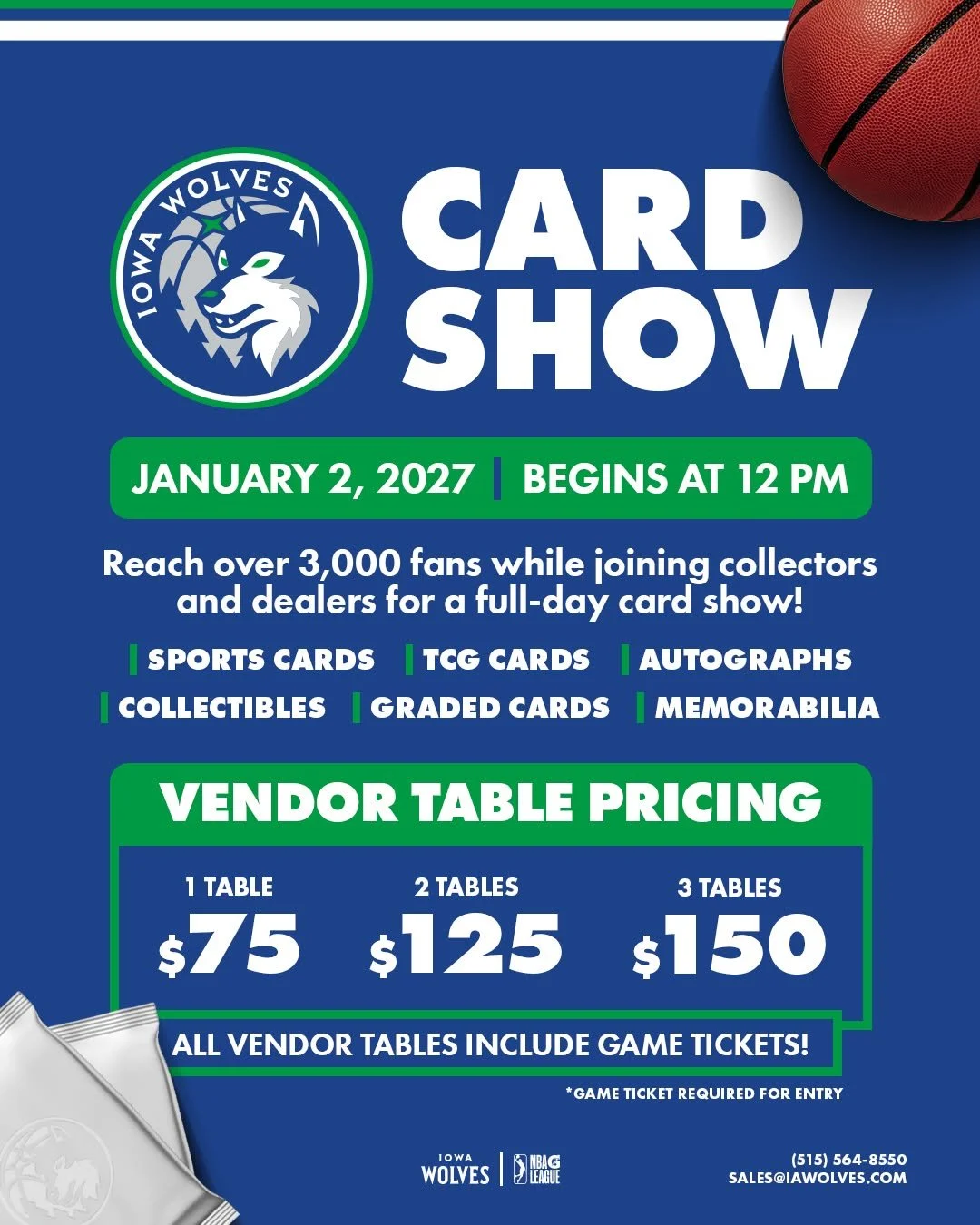  Iowa Wolves Vendor Showcase