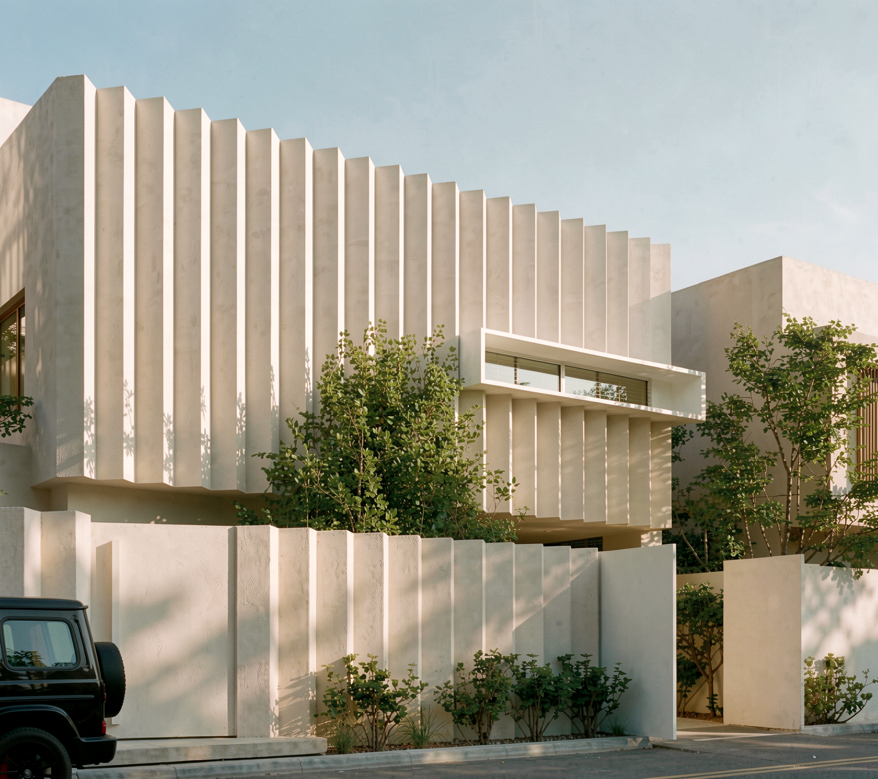 An image of the Fluted House
