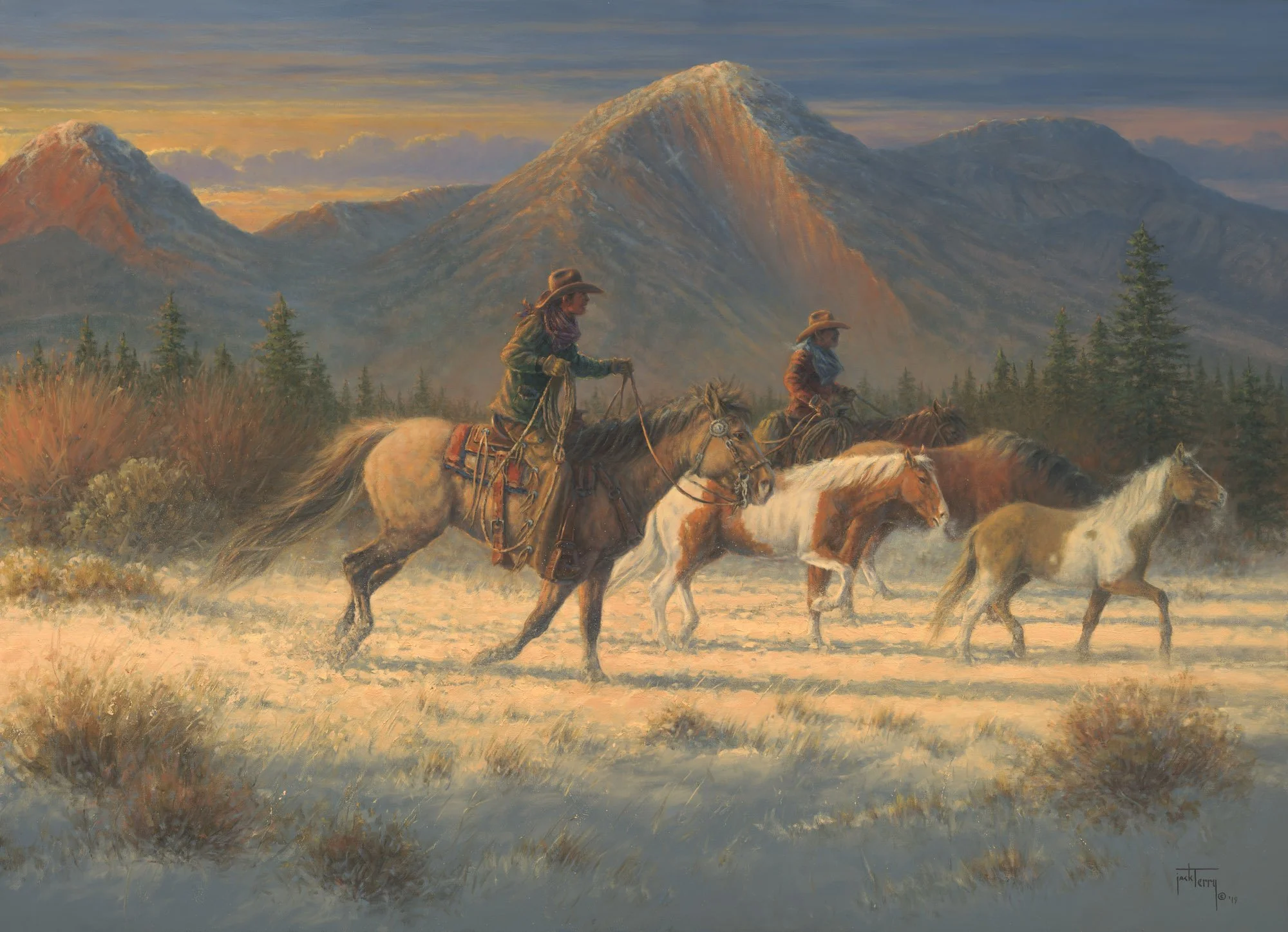 Between Mountain Shadows