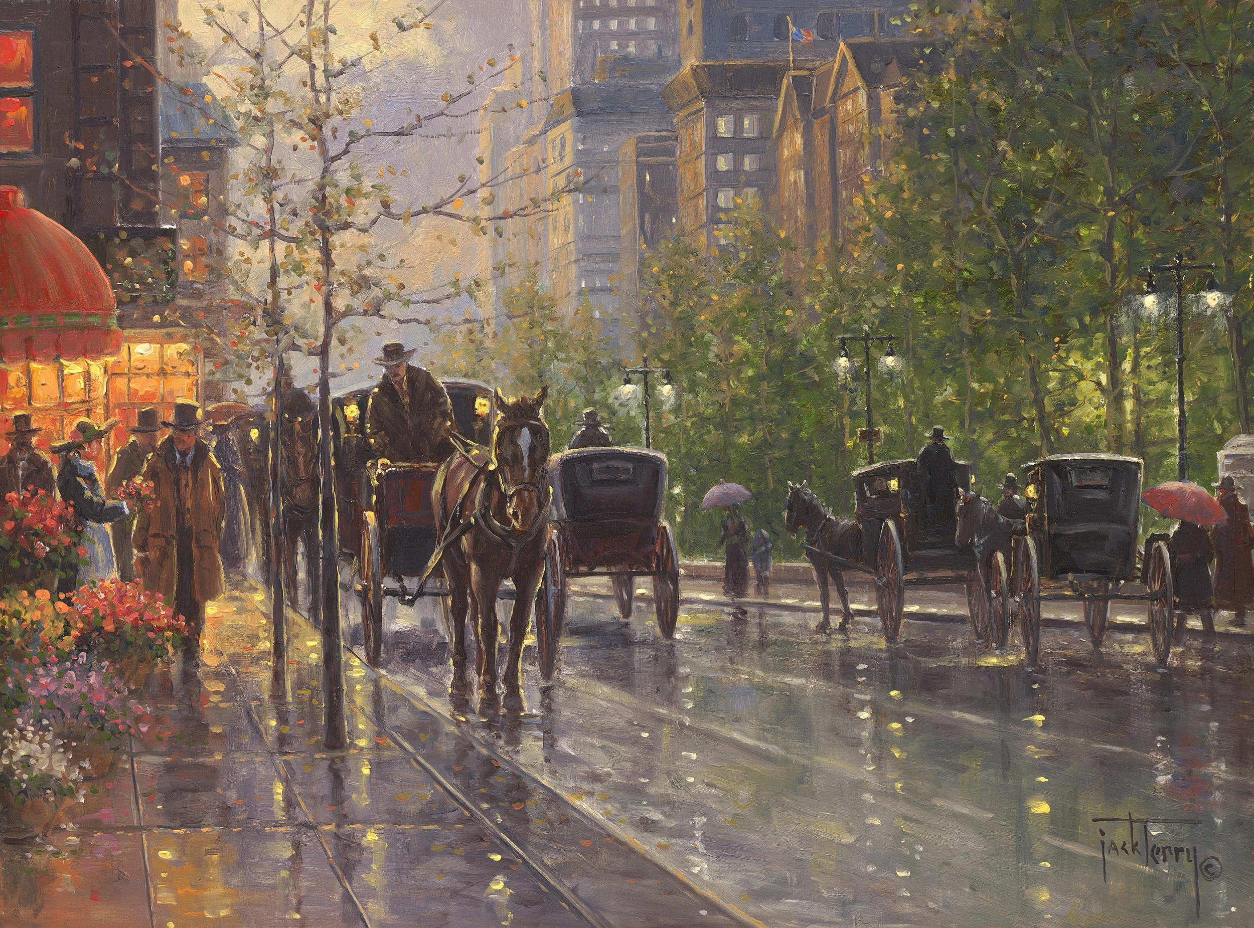 Evening on the Avenue