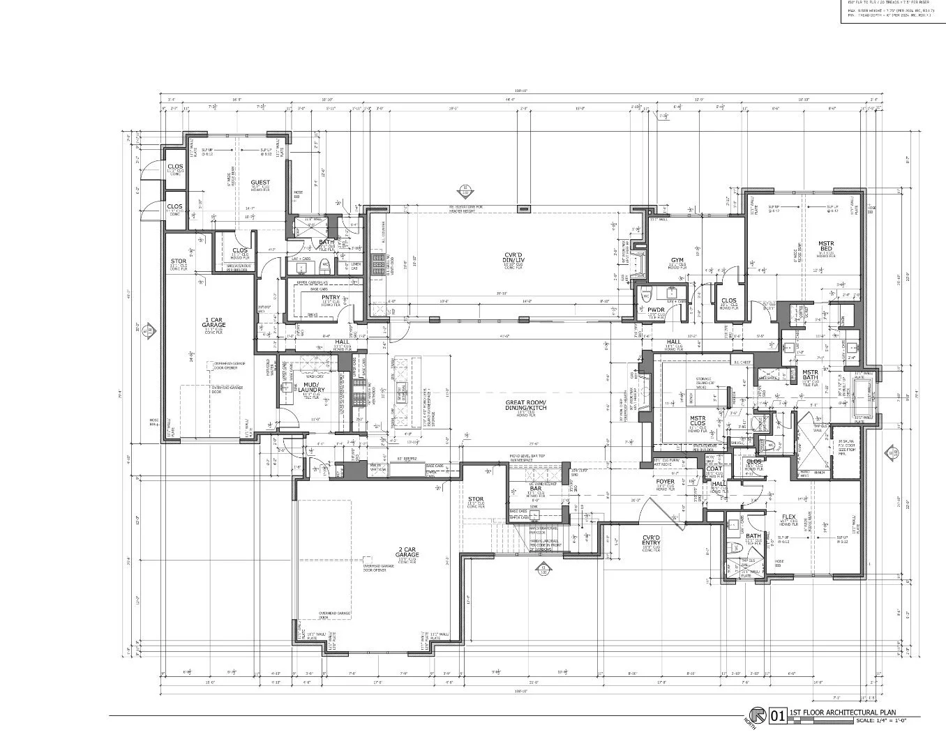 First-floor plan for 13824 Braemar Dr in Dallas, Texas.