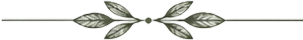 Symmetrical arrangement of three leaves on each side connected by a thin stem