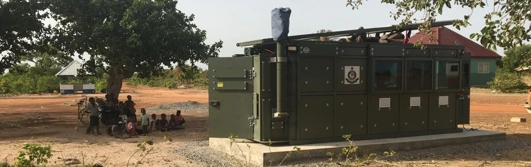 Remote Communication & Surveillance Stn - Data Processing & Network Interface; Multi-Sensor Surveillance Gimbal