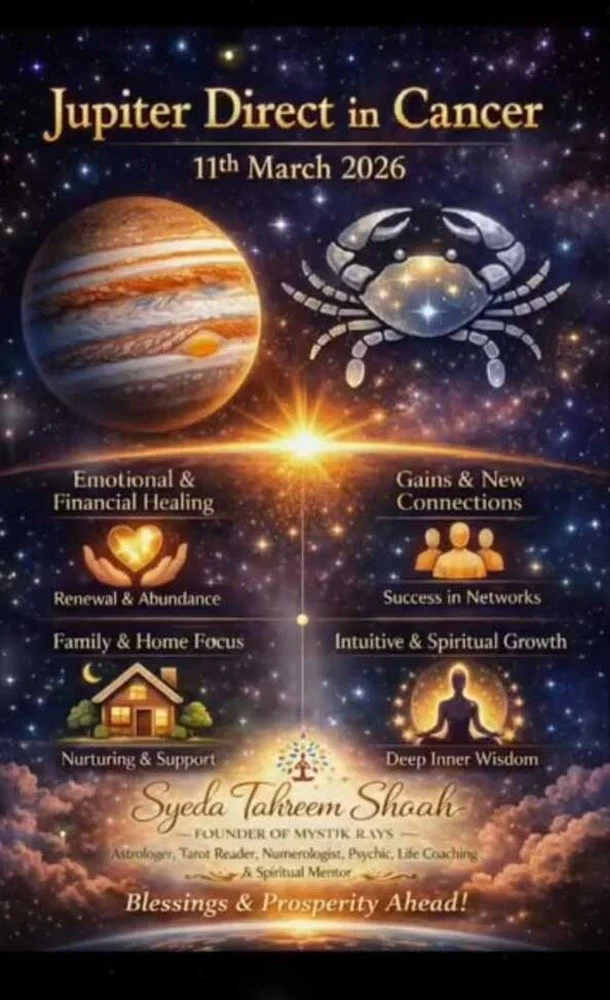 Jupiter enters in Cancer - 2026