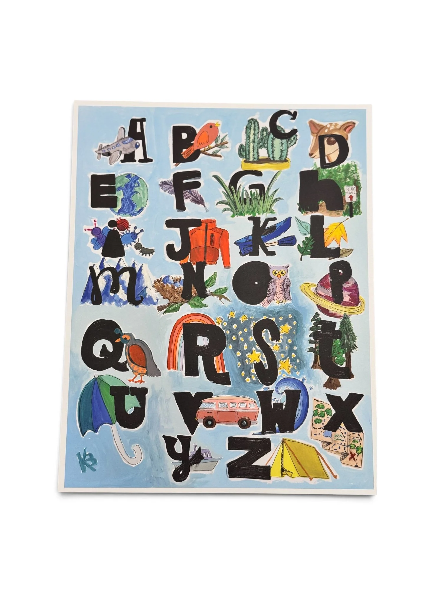 Nature Alphabet Print