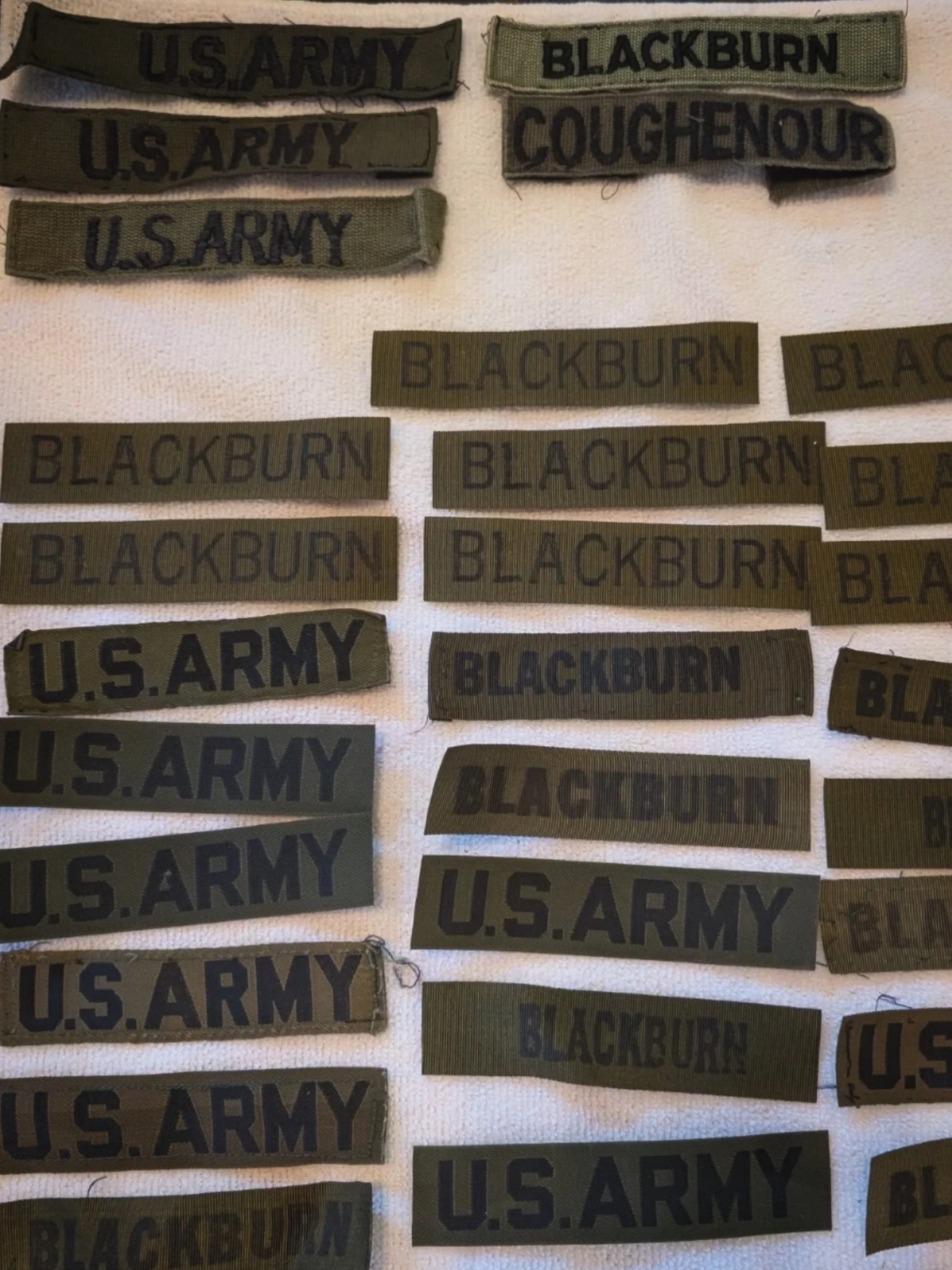 BLACKBURN started as just one of many names&hellip;

Then these old military name tapes surfaced &mdash; stripped from someone&rsquo;s personal uniform became the starting point for the line.

Military clothing always feels more interesting once it&r