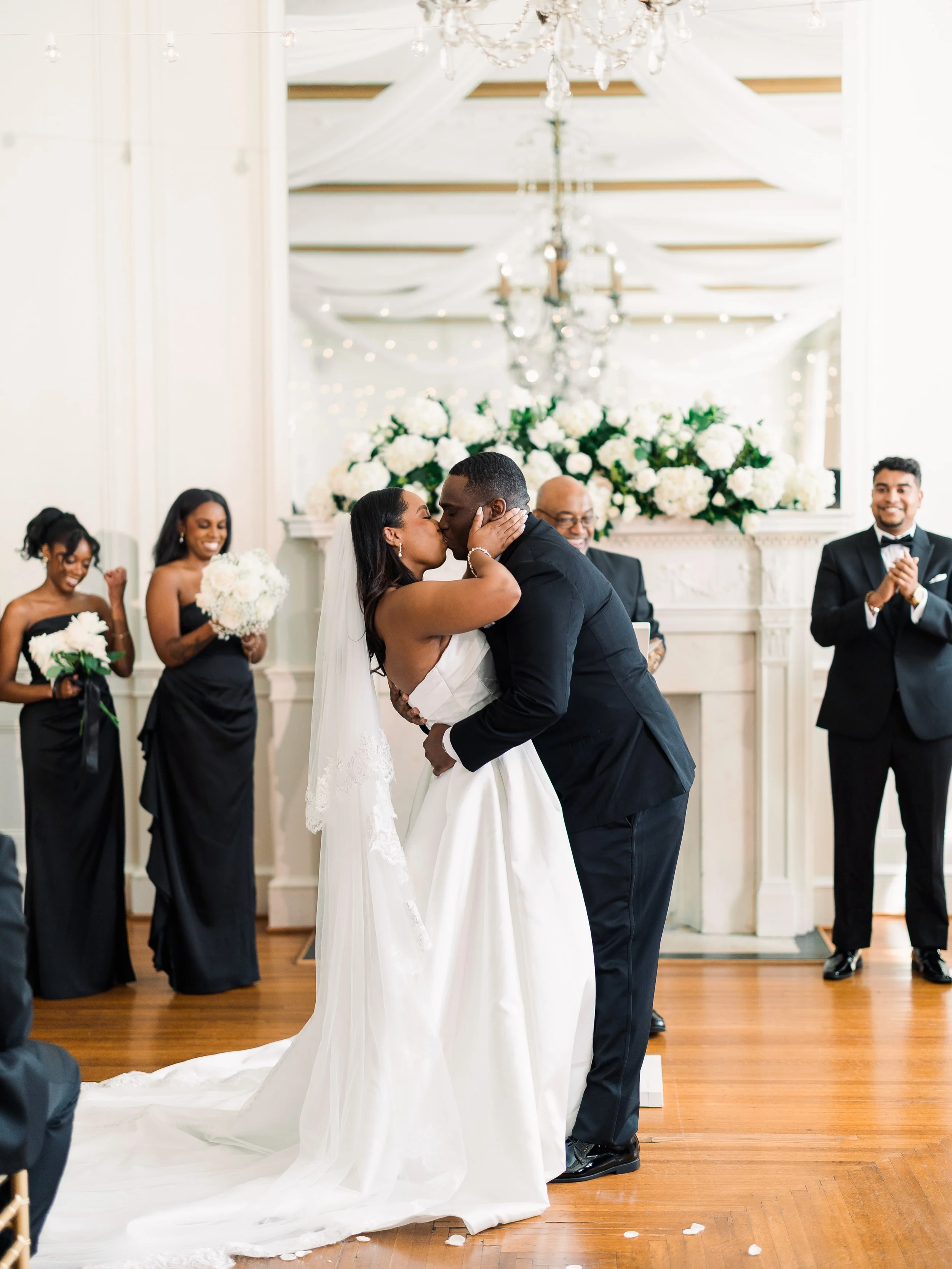 A wedding day filled with timeless elements, beautiful details, and a love worth celebrating 🥹

Photographer: @caseyhphotos 
Videographer: @jalexfilms 
Florist: @cutatanangle 
Caterer: @thesmokepit 
Strings: @charlotte.strings 
DJ: @splitsecondsound