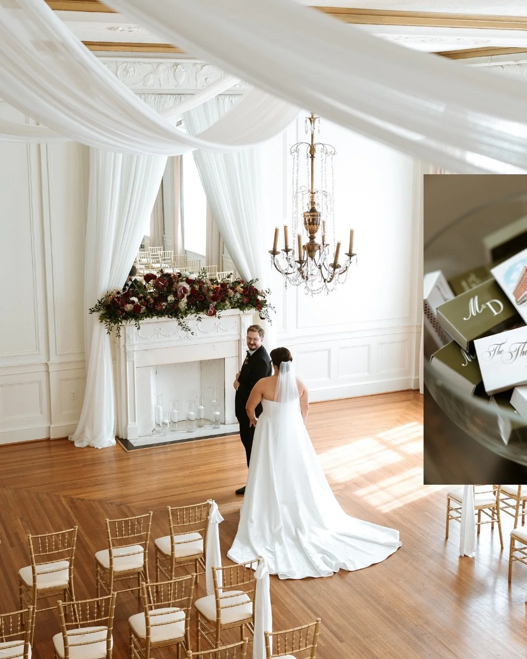 All the little details that made this day ❤️

Photographer: @houseof.willingham 
Florist: @heirloomfloralnc 
Catering: @gratecateringco 
DJ: @splitsecondsound @djtnice 
HMUA: @breathtaking.glamour 
Cake/Desserts: @thesweetlifenc 
Decor: @polishedeven