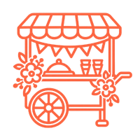 wedding ice cream gelato cart styling leasing rental
