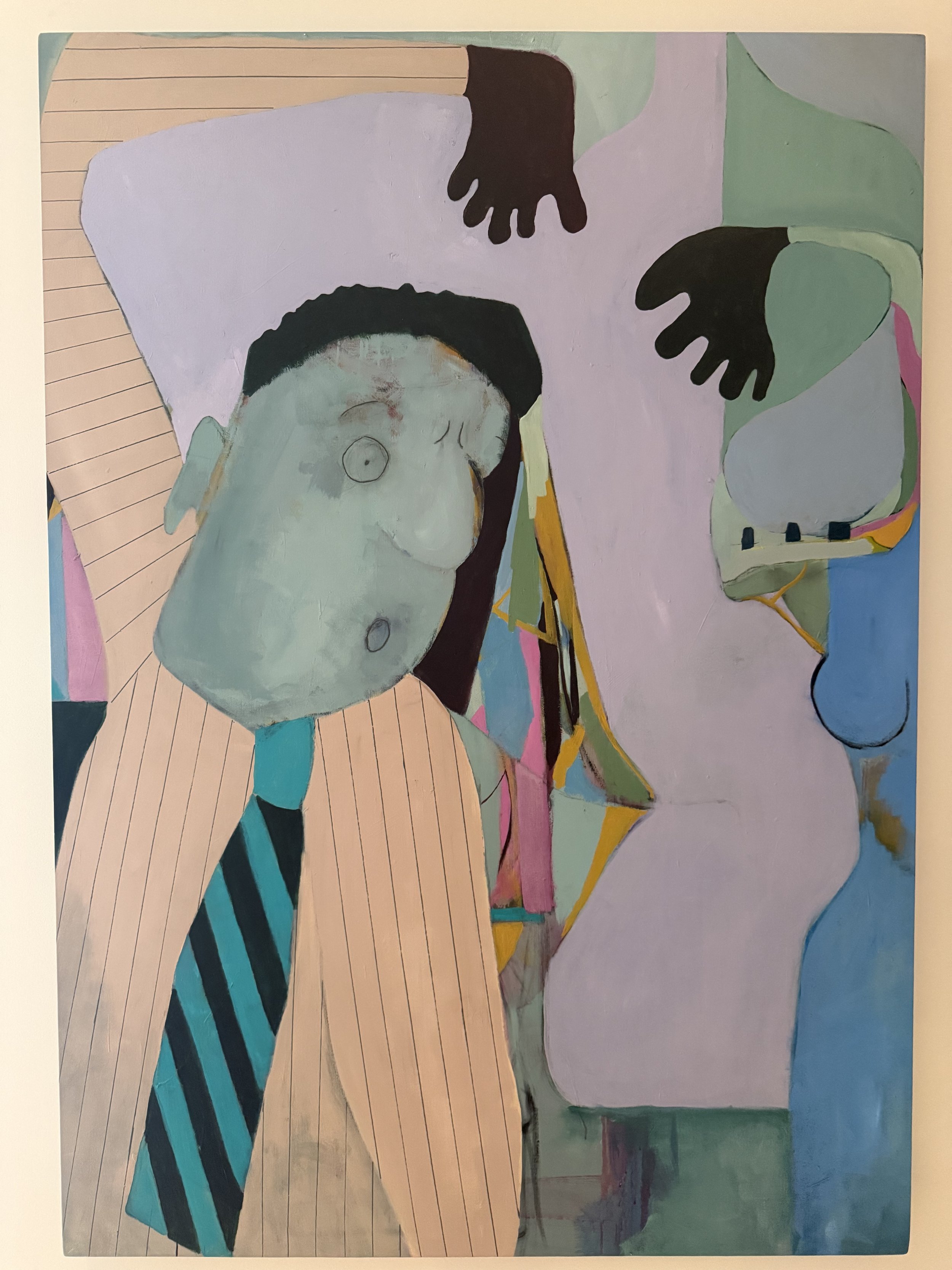 Mid-Journey Reject , acrylic on canvas, 41"x58"