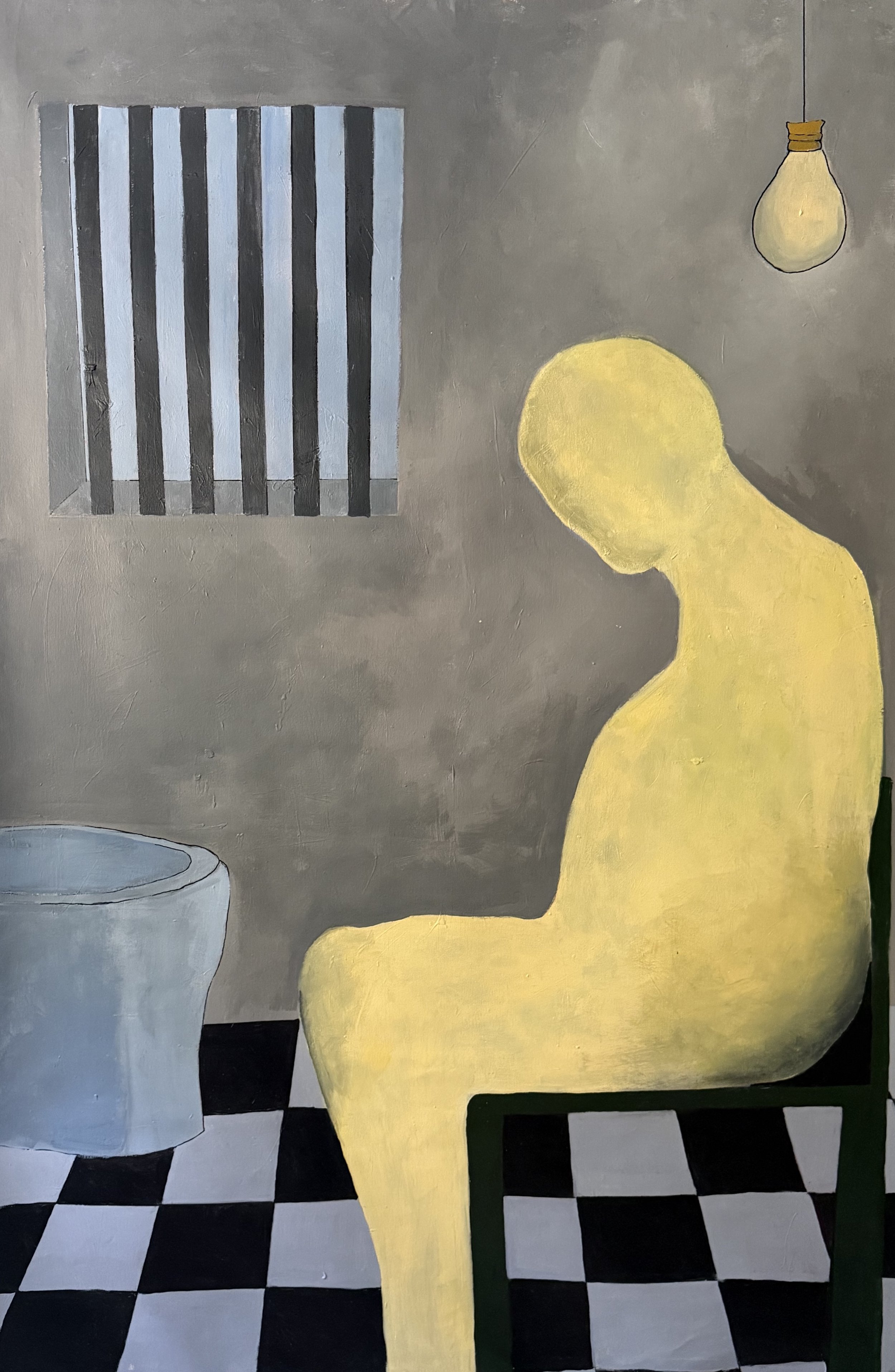 Freedom, acrylic on canvas, 43" x 58"
