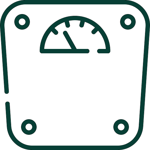 An analog panel meter with a needle indicator and four mounting holes.