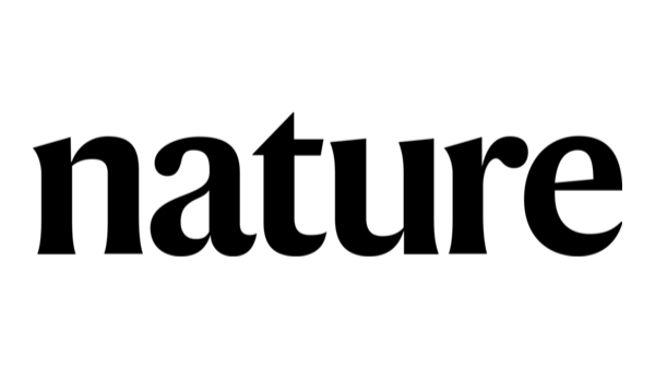 The word "nature" in bold black lowercase letters on a white background.