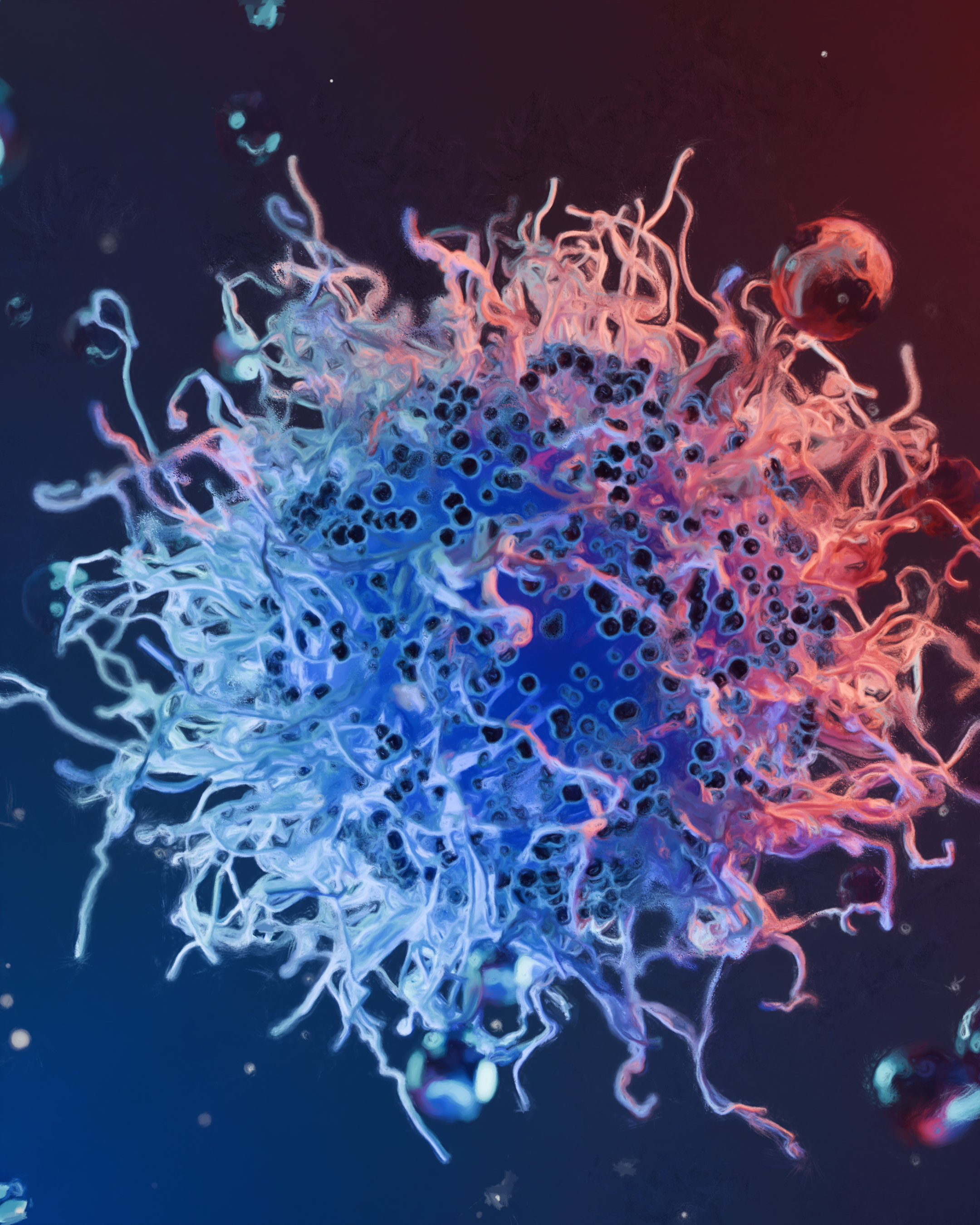 Virus inspired structure
