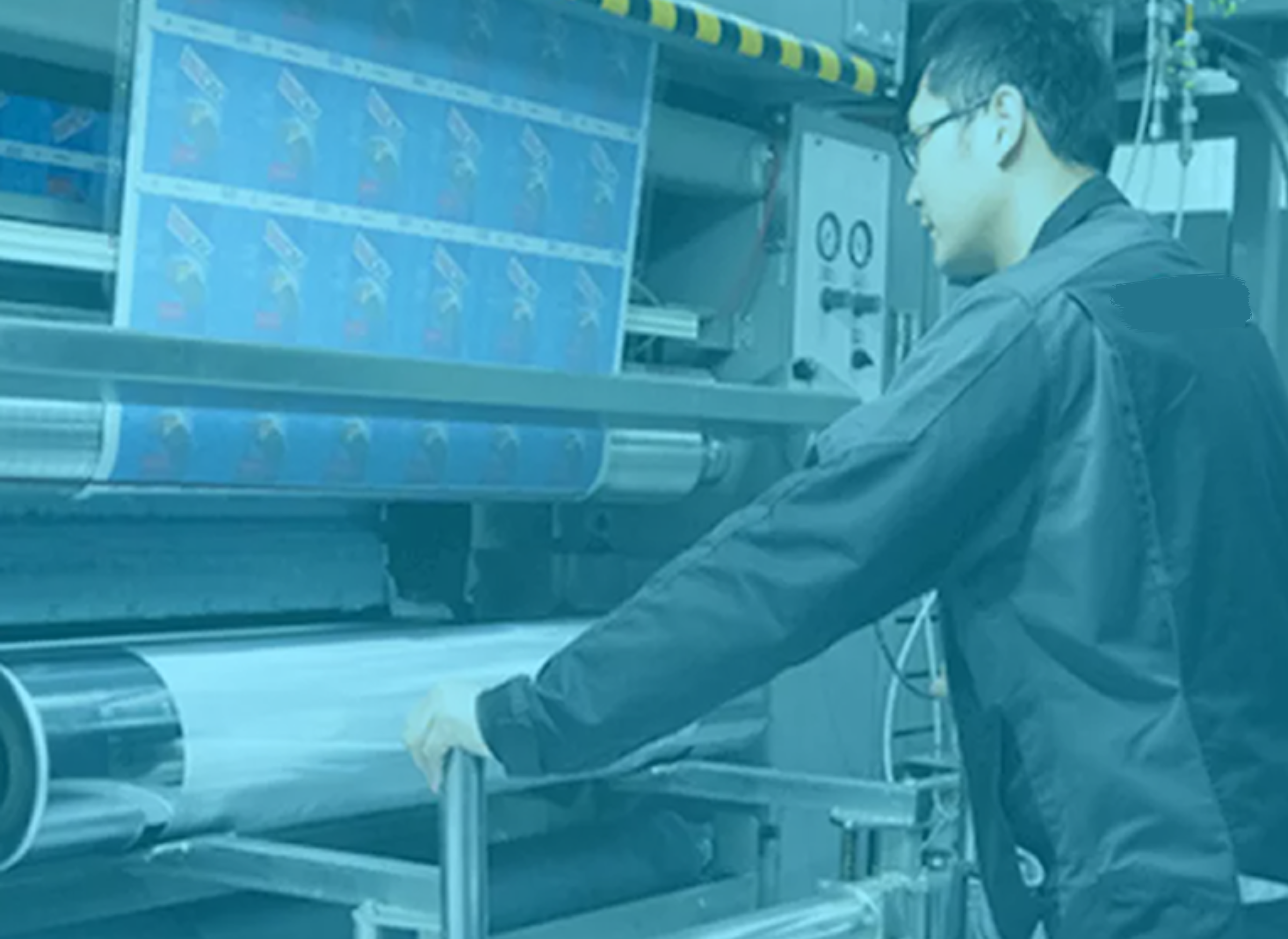 wide web flexo gravure press