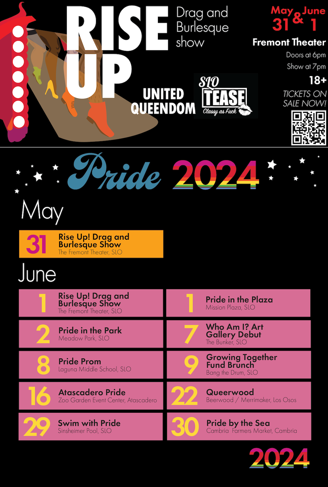 An overview of Central Coast Pride’s 27th annual Pride Month celebrations
