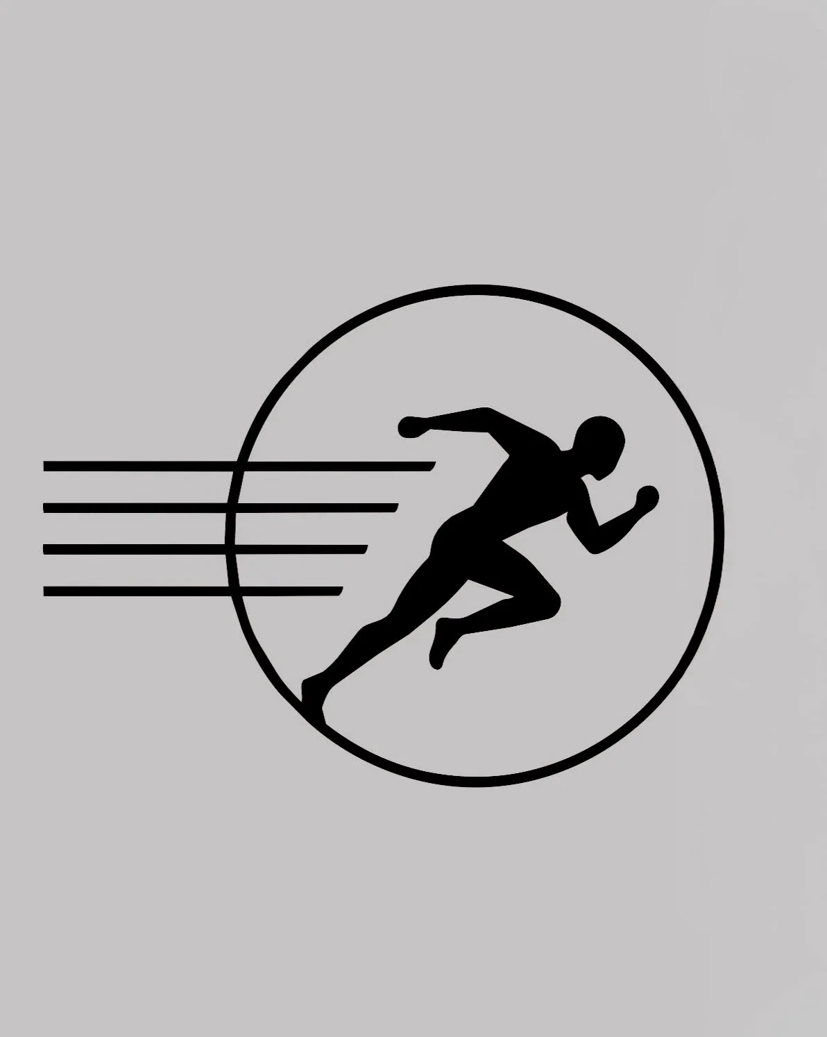 Modern Athletic Co. logo featuring a running athlete.