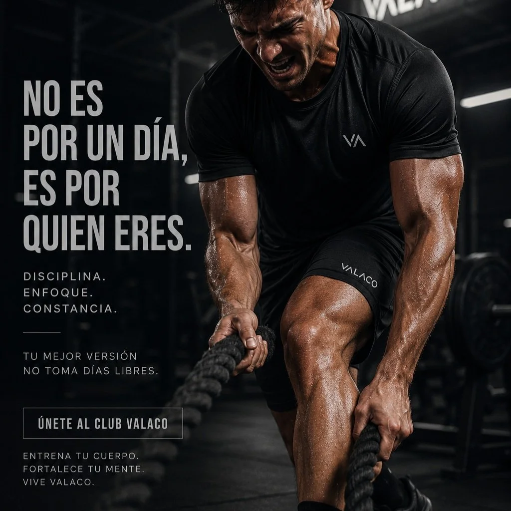 No se trata de entrenar cuando tienes ganas. Se trata de aparecer cada d&iacute;a.

En Club VALACO creemos en la disciplina, la constancia y en superar la versi&oacute;n de ayer.

Cada entrenamiento cuenta. Cada repetici&oacute;n suma. Cada d&iacute;