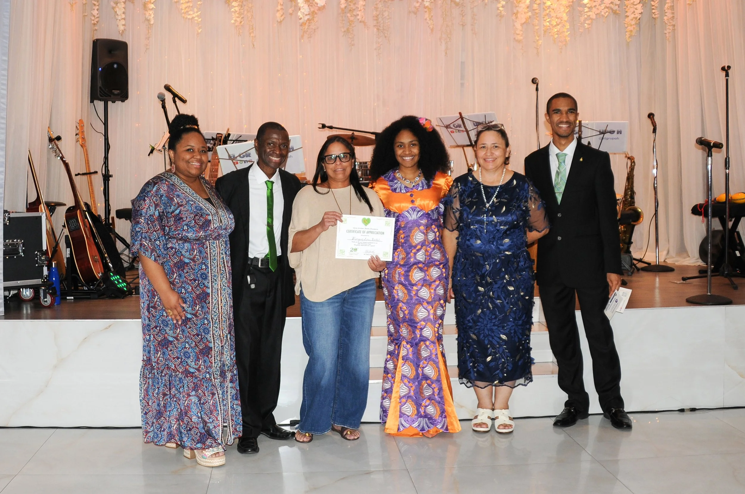 Sponsor certificate of appreciation presented to Ms. Felicita Marquez from Marquez Lores Dental.