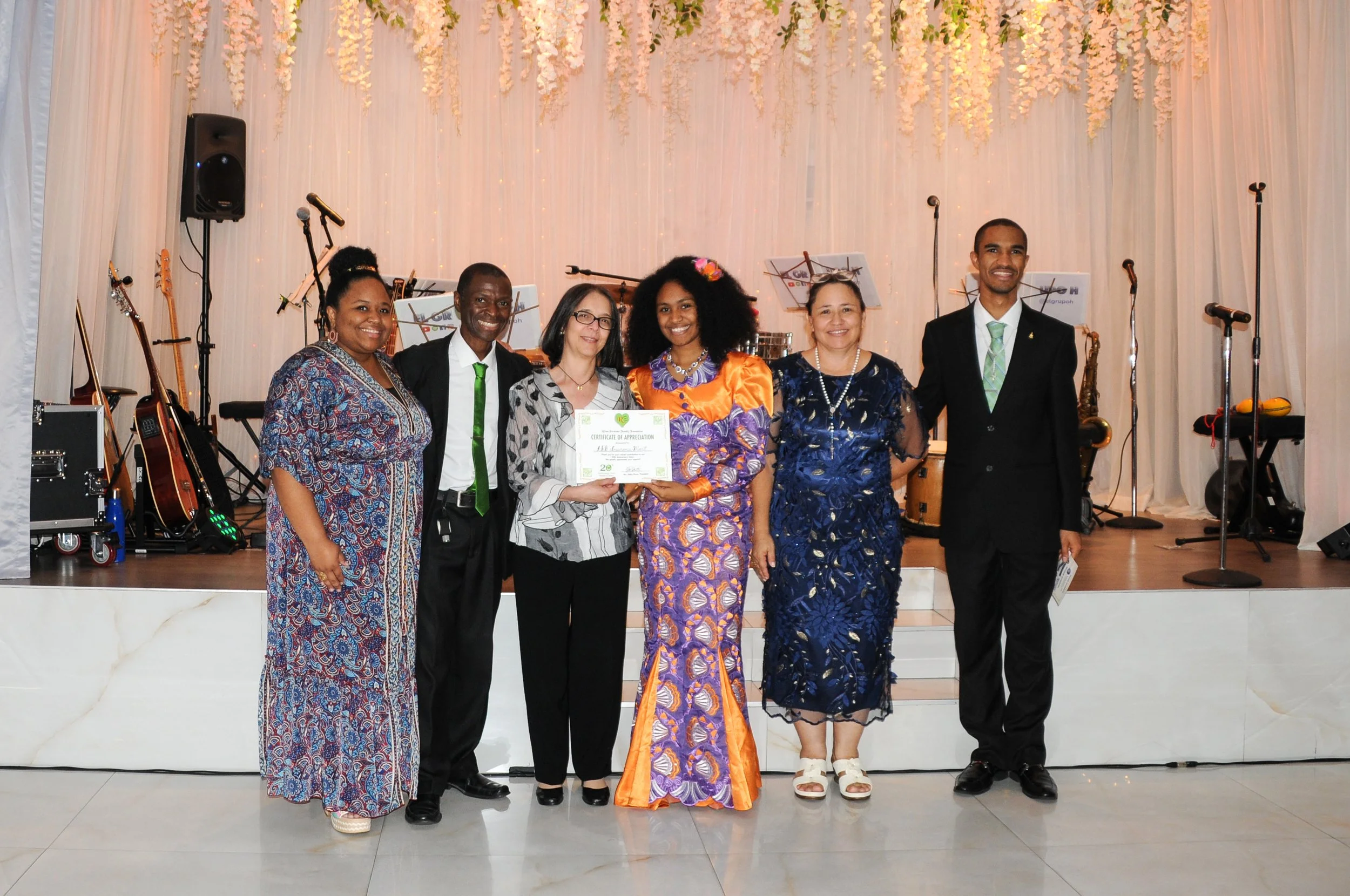 Sponsor certificate of appreciation presented to Mrs. Argelia Rodriguez from ARB Insurance Mart.