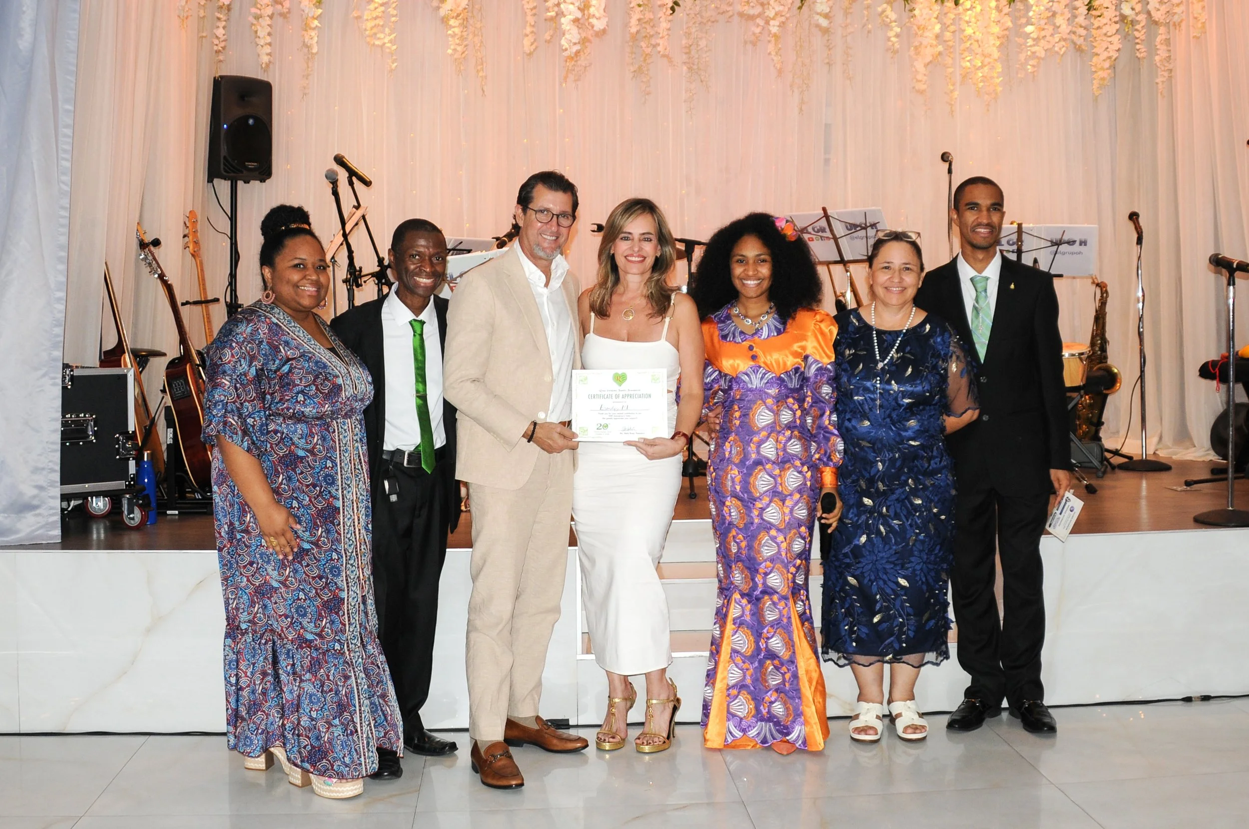 Sponsor certificate of appreciation presented to Ms. Angelina Garcia and Mr. Davis Dennes from BrandifyME.