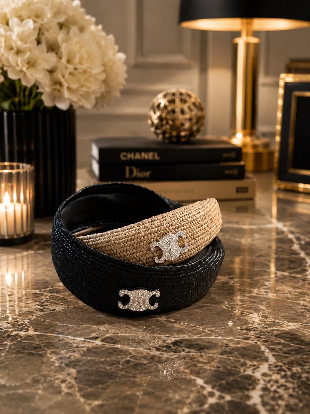 Triomphe Raffia Headband