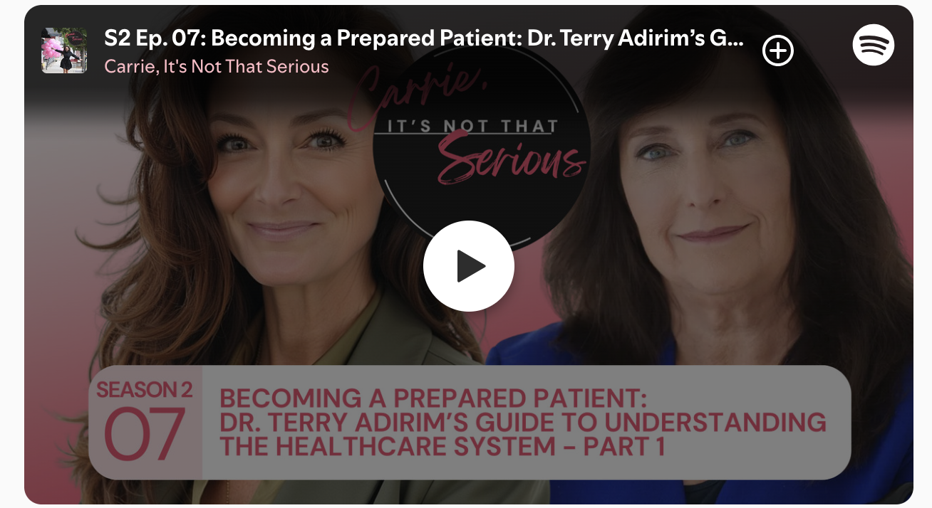Becoming a Prepared Patient: Dr. Terry Adirim’s Guide to Understanding the Healthcare System (Part 1)