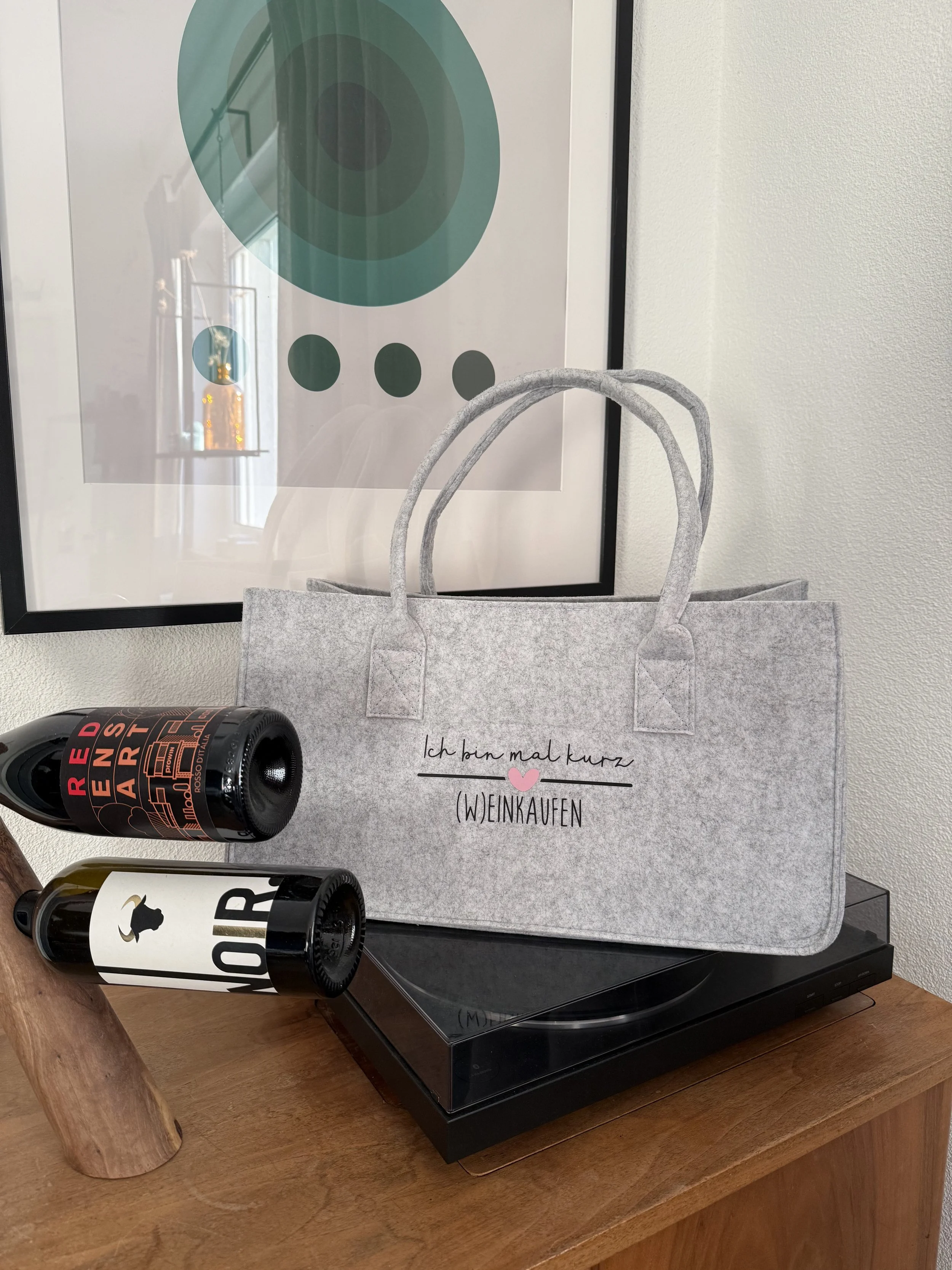 FILZTASCHE | (W)EINKAUFEN