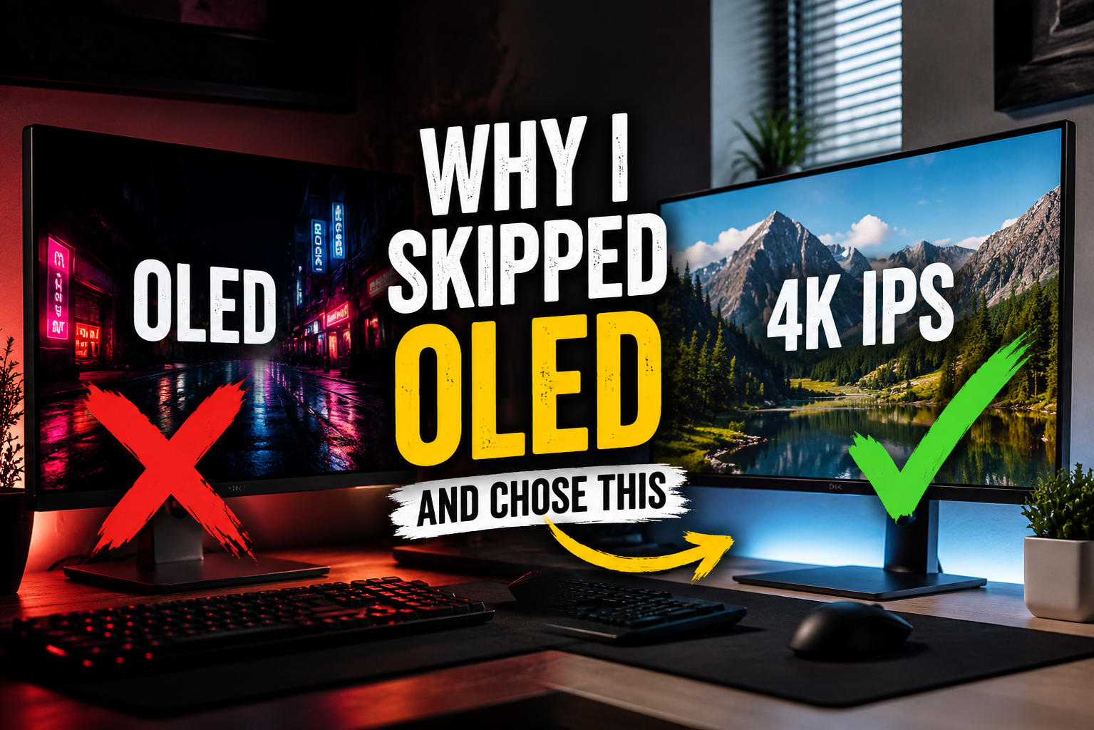 OLED Gaming Monitor vs. 4K Monitor: Which Is Actually Better?