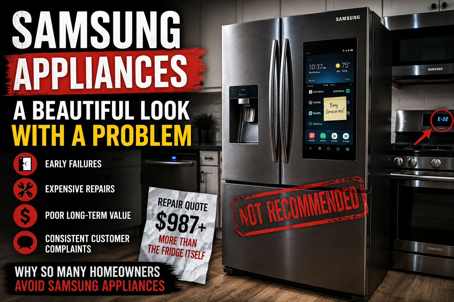 Why Are Samsung Appliances So Bad? Here's Why I Won't Buy Them