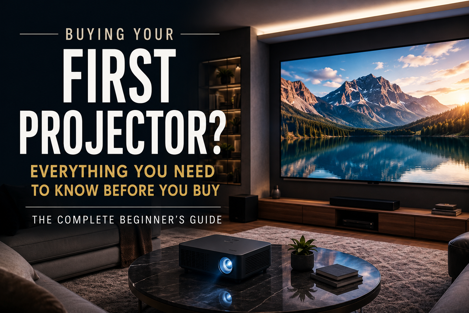 Buying Your First Projector? The Complete Beginner's Guide: What Actually Matters Before You Buy