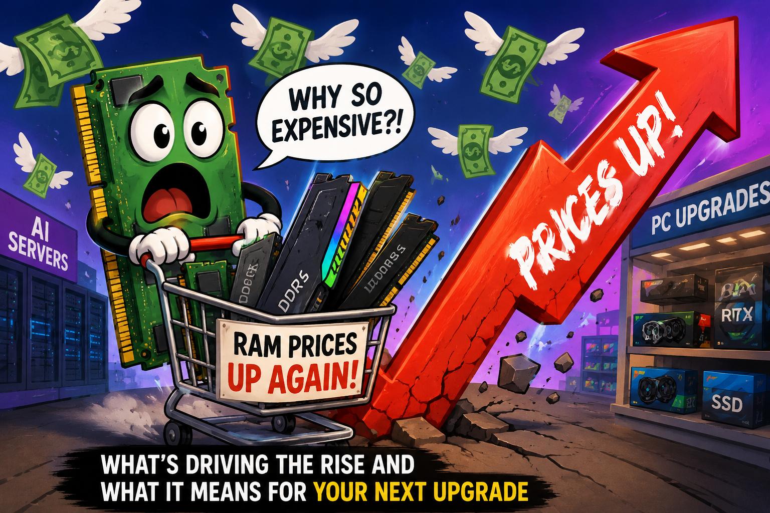 DRAM Prices Are Rising Again. Here's What It Means for PC Buyers