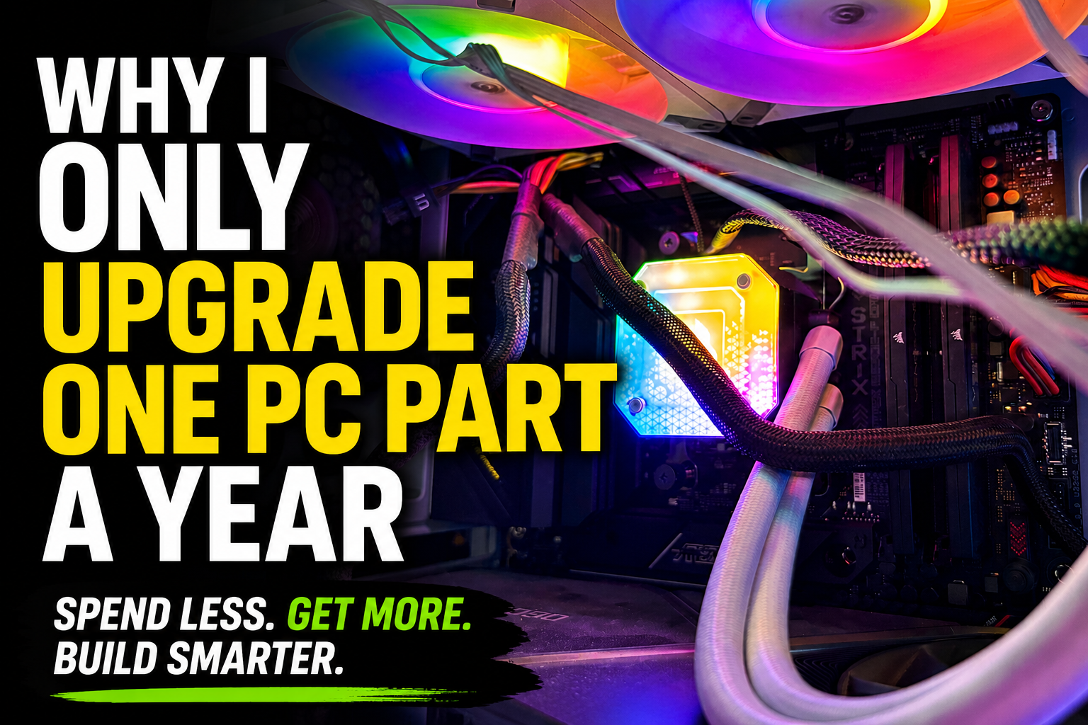 Why I Only Upgrade One PC Part a Year (And My PC Has Never Been Better)