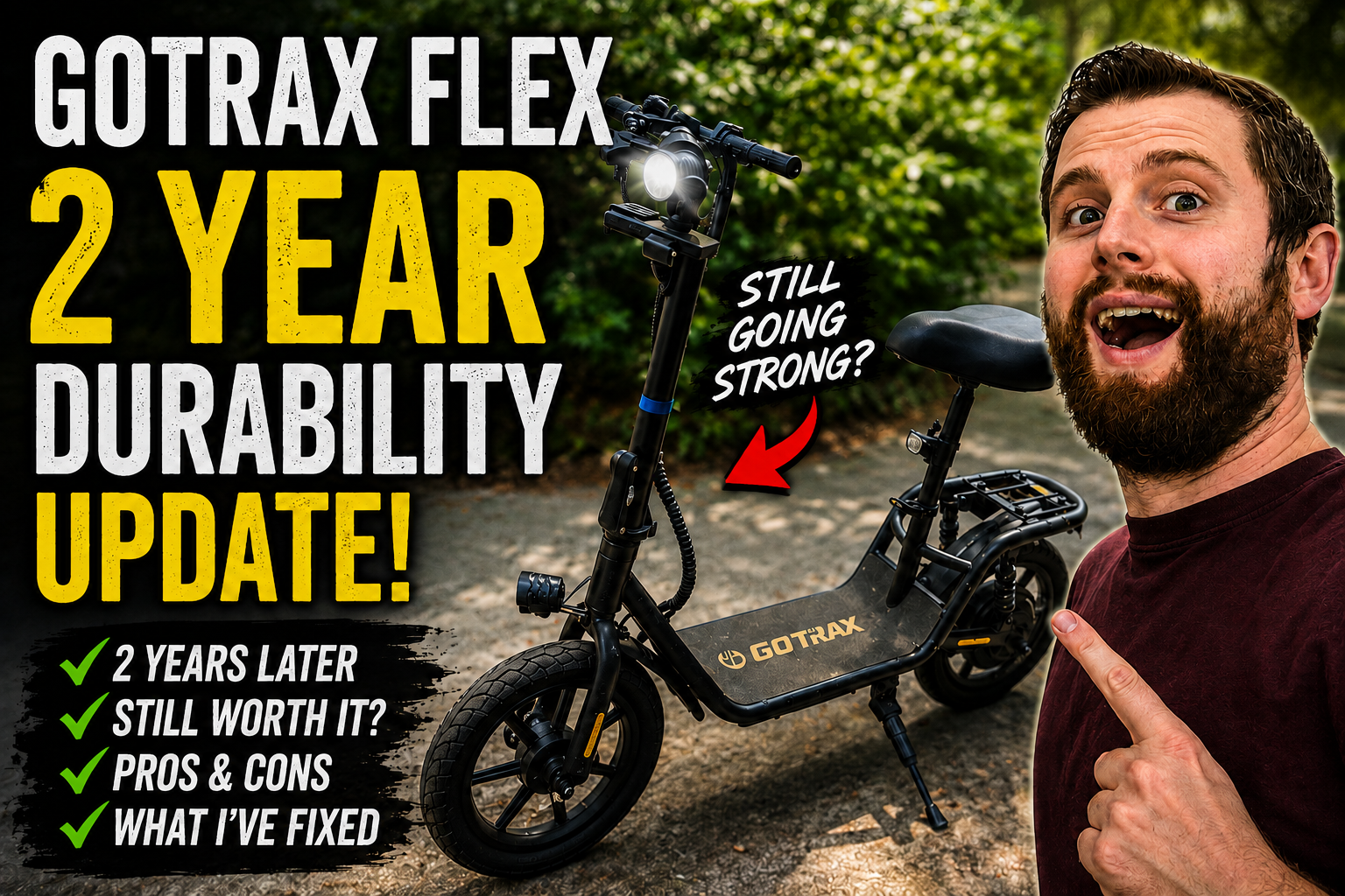 Gotrax FLEX 2-Year Review: Battery Life, Durability and What Broke