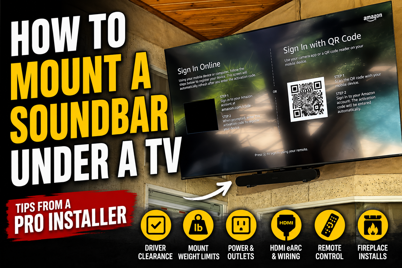 How to Mount a Soundbar Under a TV: Placement, Wiring, Power and Mounting Tips