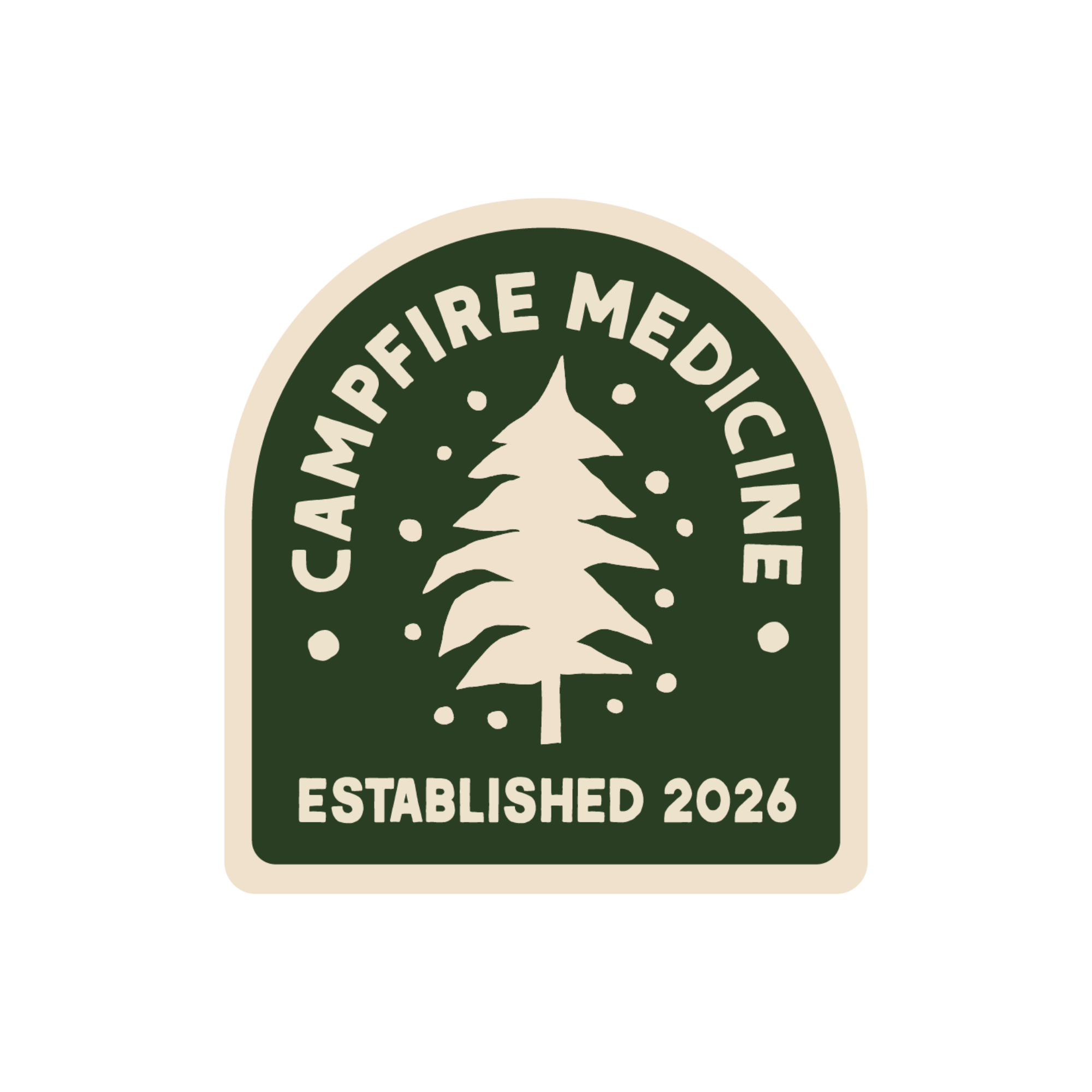 Campfire Medicine Established 2026 Sticker.png